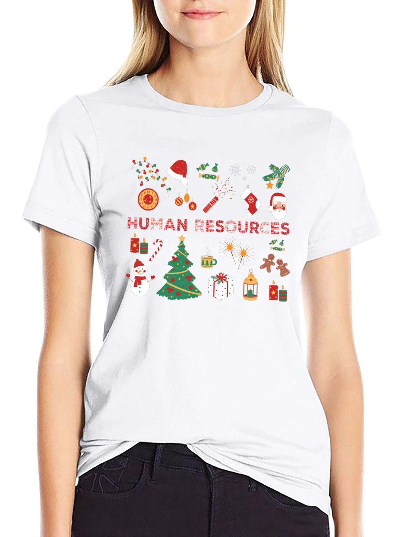 Holiday Human Resources Crew Neck T-Shirt