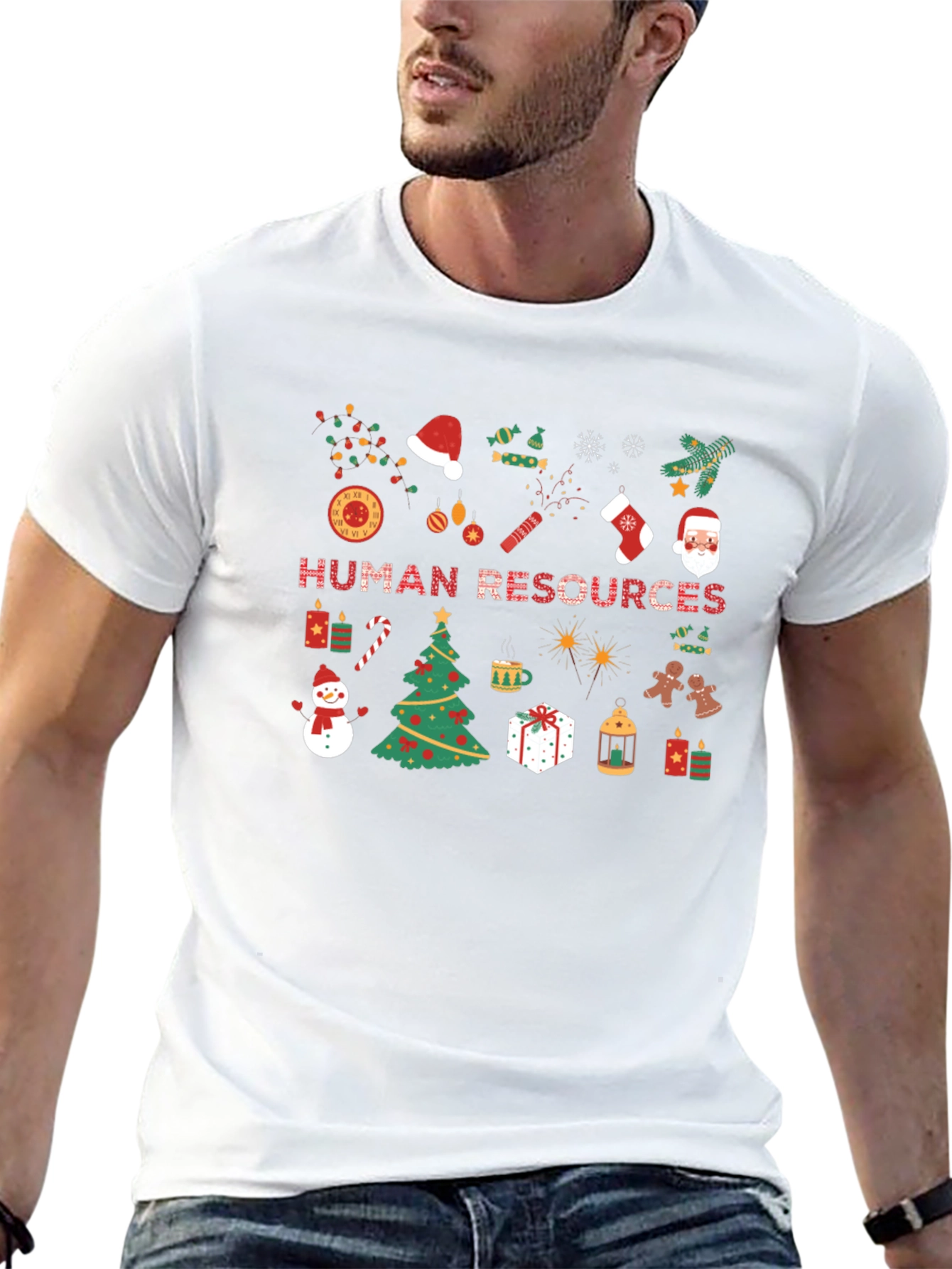 Holiday Human Resources Crew Neck T-Shirt