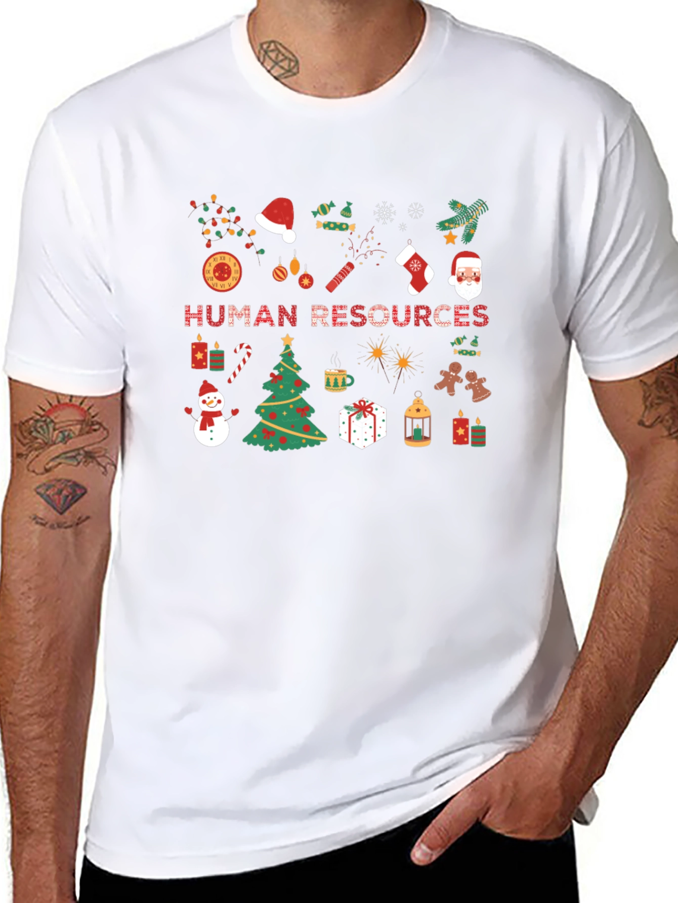Holiday Human Resources Crew Neck T-Shirt