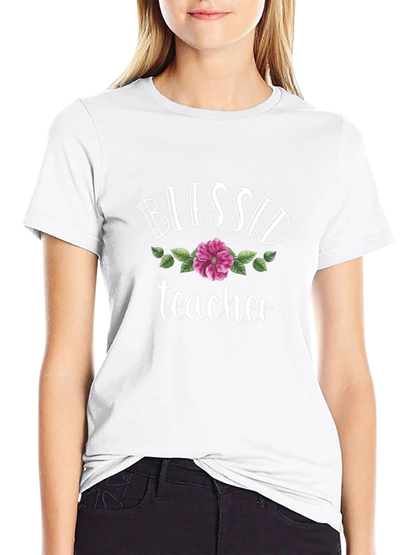 Blessed Teacher Graphic T-Shirt