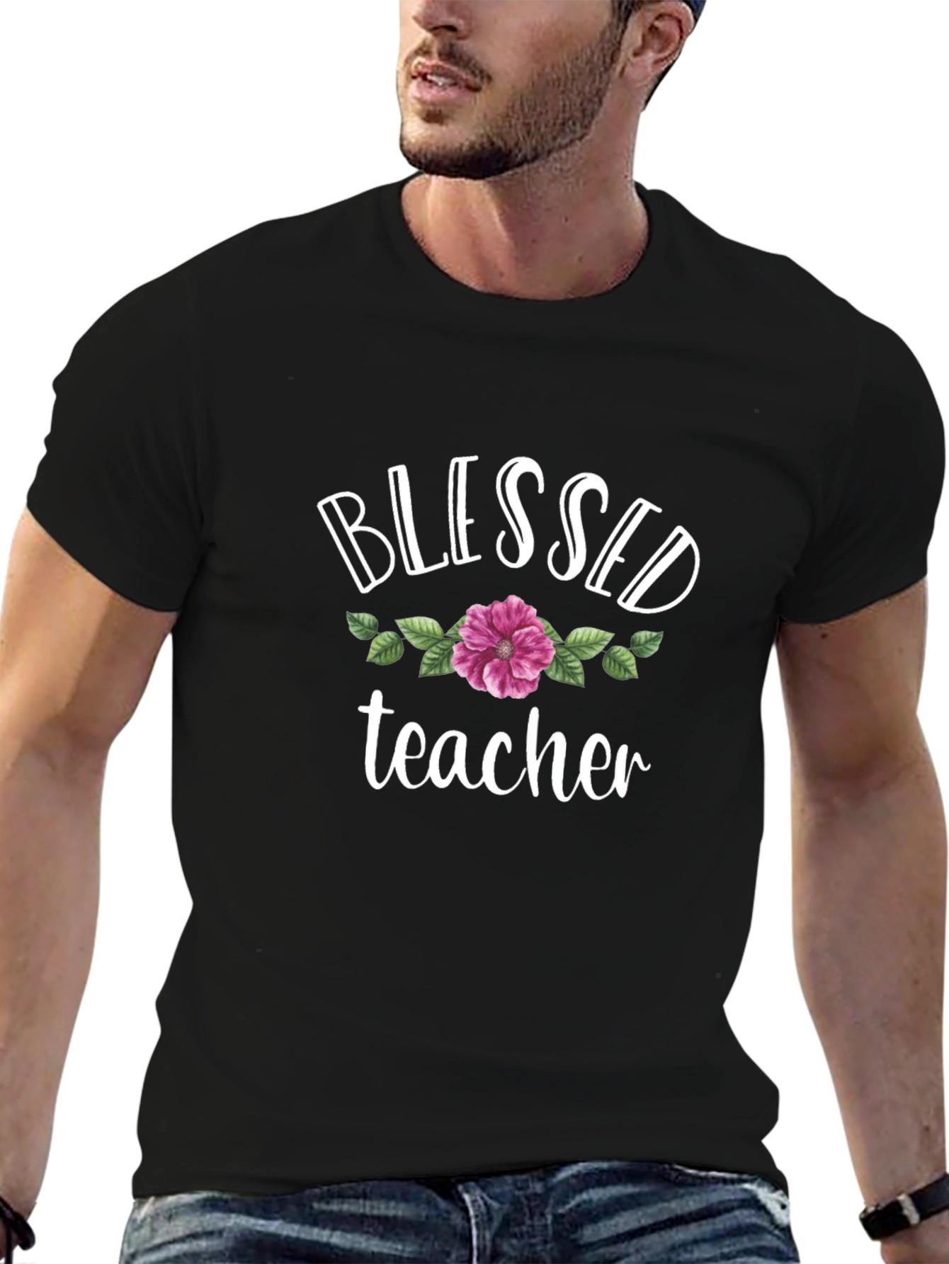 Blessed Teacher Graphic T-Shirt