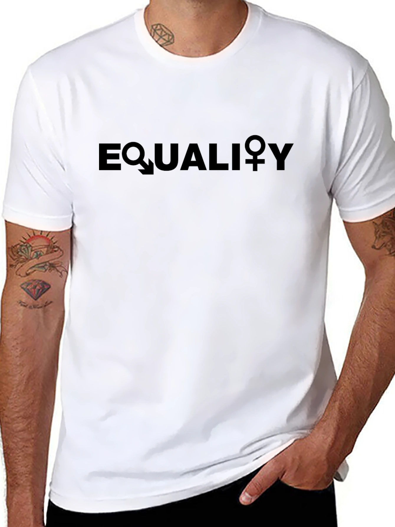 Equality Graphic Tee - Black Unisex T-Shirt