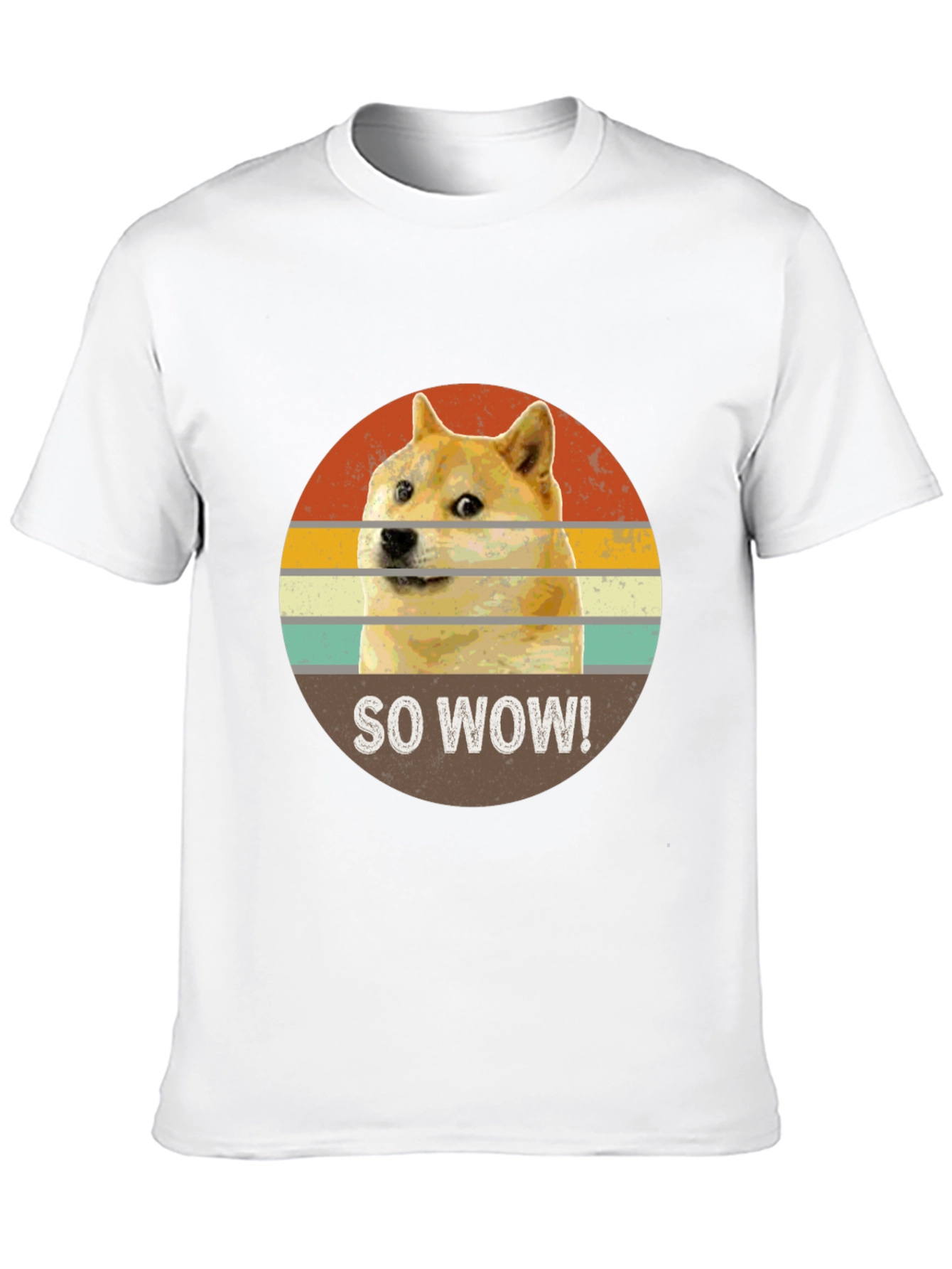 Retro Doge T-Shirt - So Wow Meme Tee