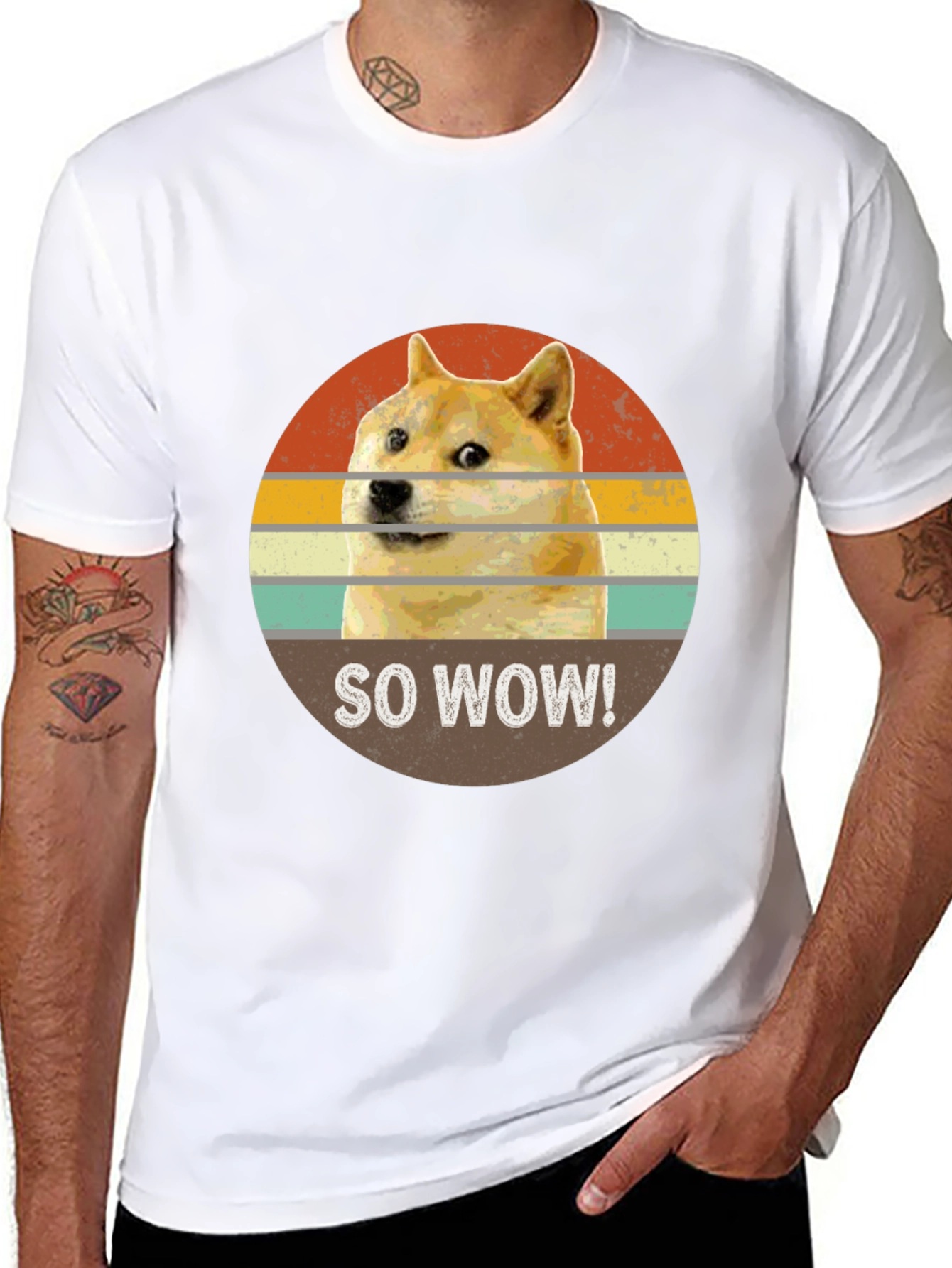 Retro Doge T-Shirt - So Wow Meme Tee