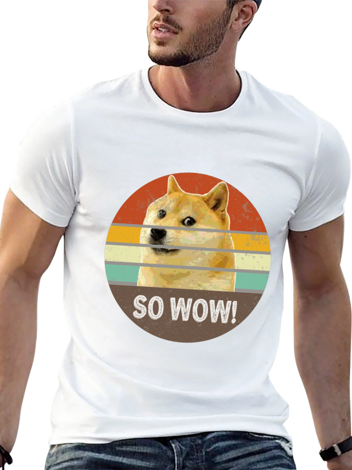 Retro Doge T-Shirt - So Wow Meme Tee