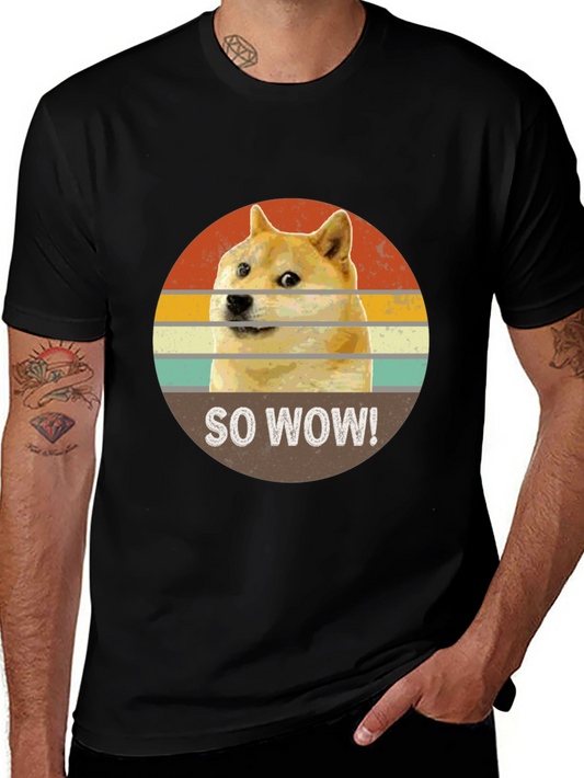Retro Doge T-Shirt - So Wow Meme Tee