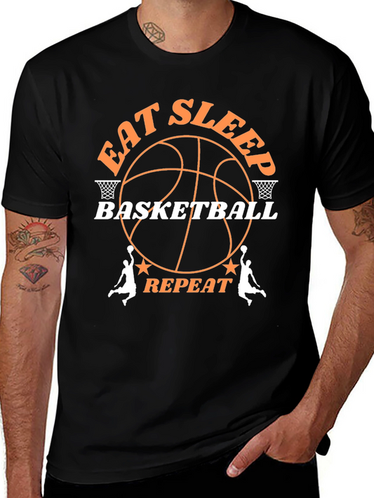 Eat Sleep Basketball Repeat T-Shirt