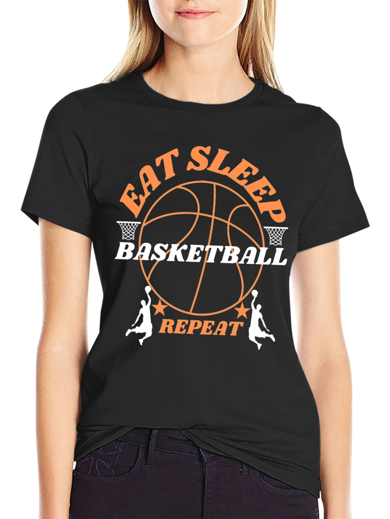 Eat Sleep Basketball Repeat T-Shirt