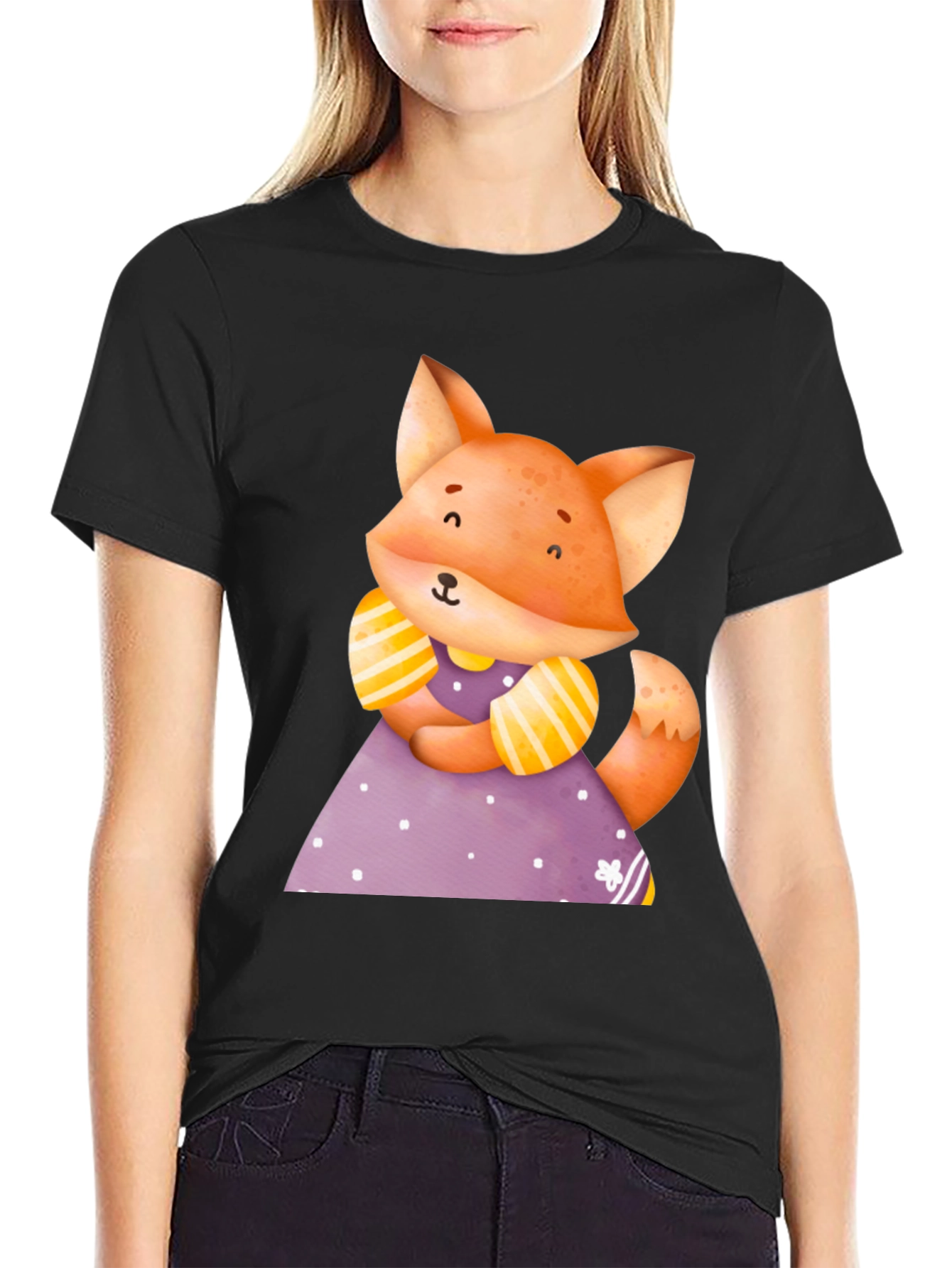 Fox Wearing Dress T-Shirt
