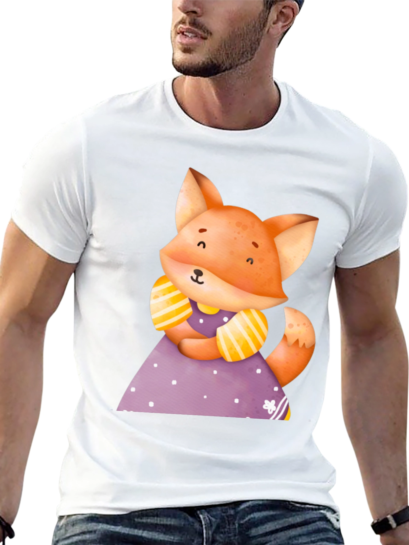 Fox Wearing Dress T-Shirt
