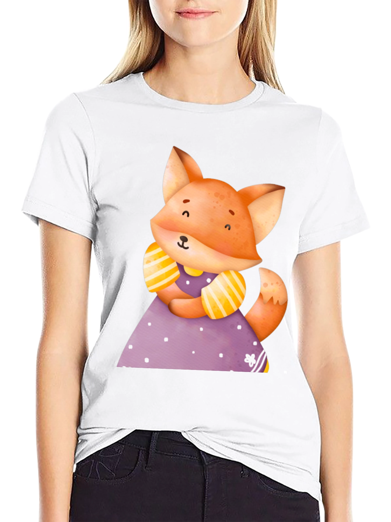 Fox Wearing Dress T-Shirt