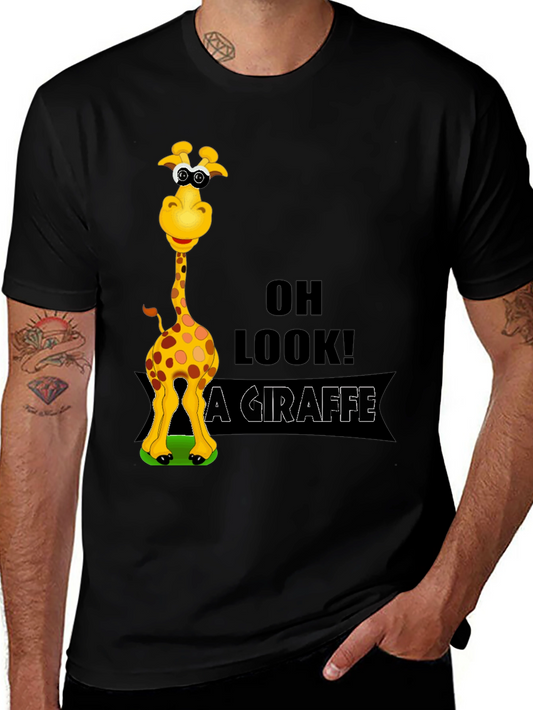 Funny Giraffe Graphic T-Shirt