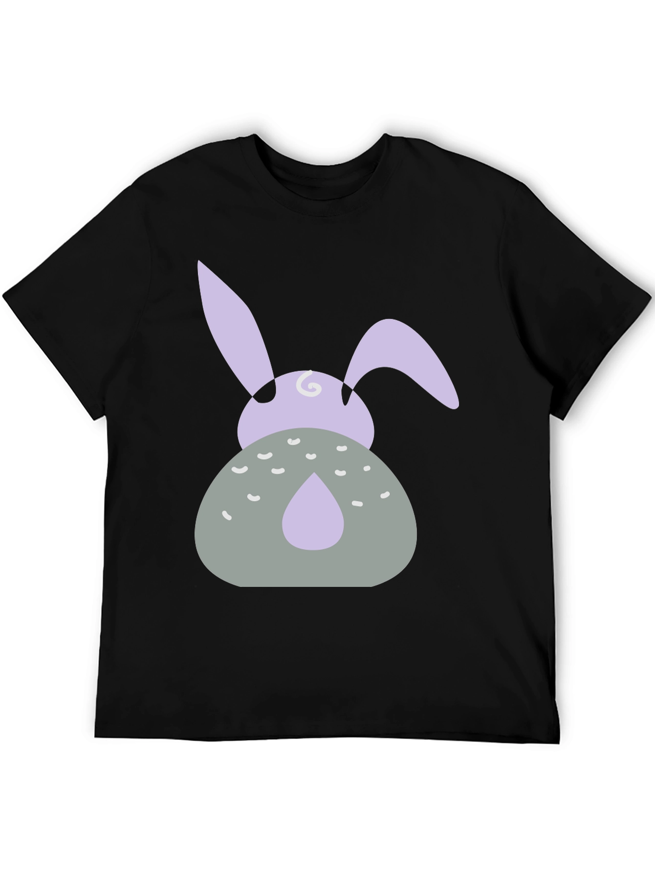 Easter Bunny Graphic Tee - Black