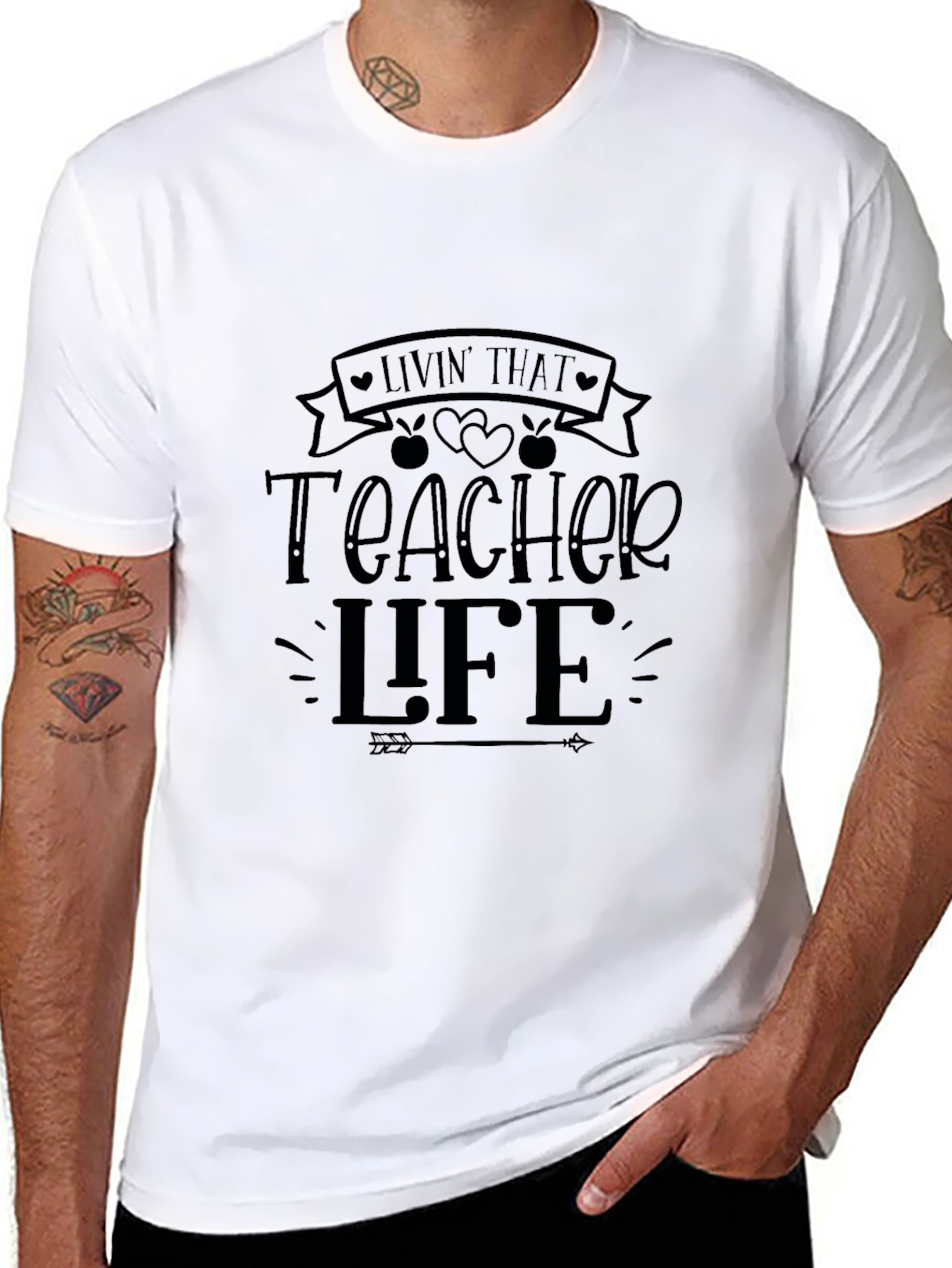 Teacher Life Black T-Shirt