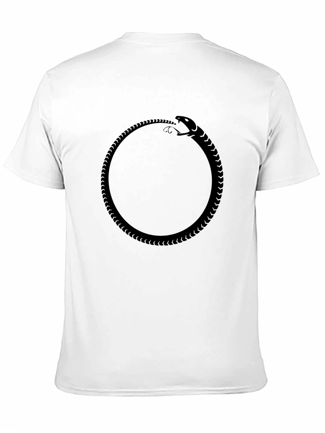 Ouroboros Black T-Shirt - Timeless Symbol