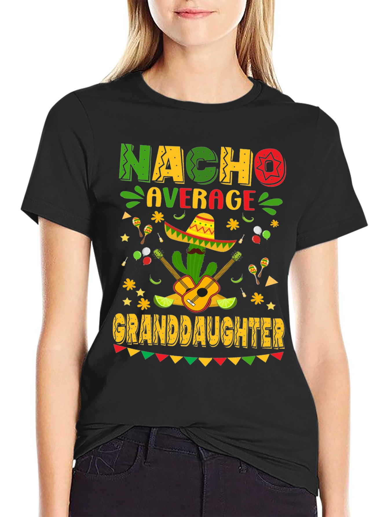 Nacho Average Granddaughter T-Shirt Cinco De Mayo