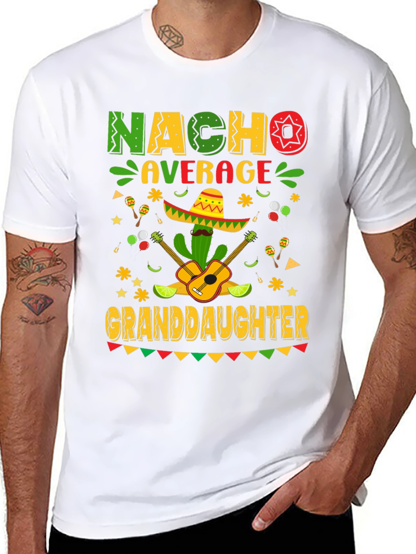Nacho Average Granddaughter T-Shirt Cinco De Mayo