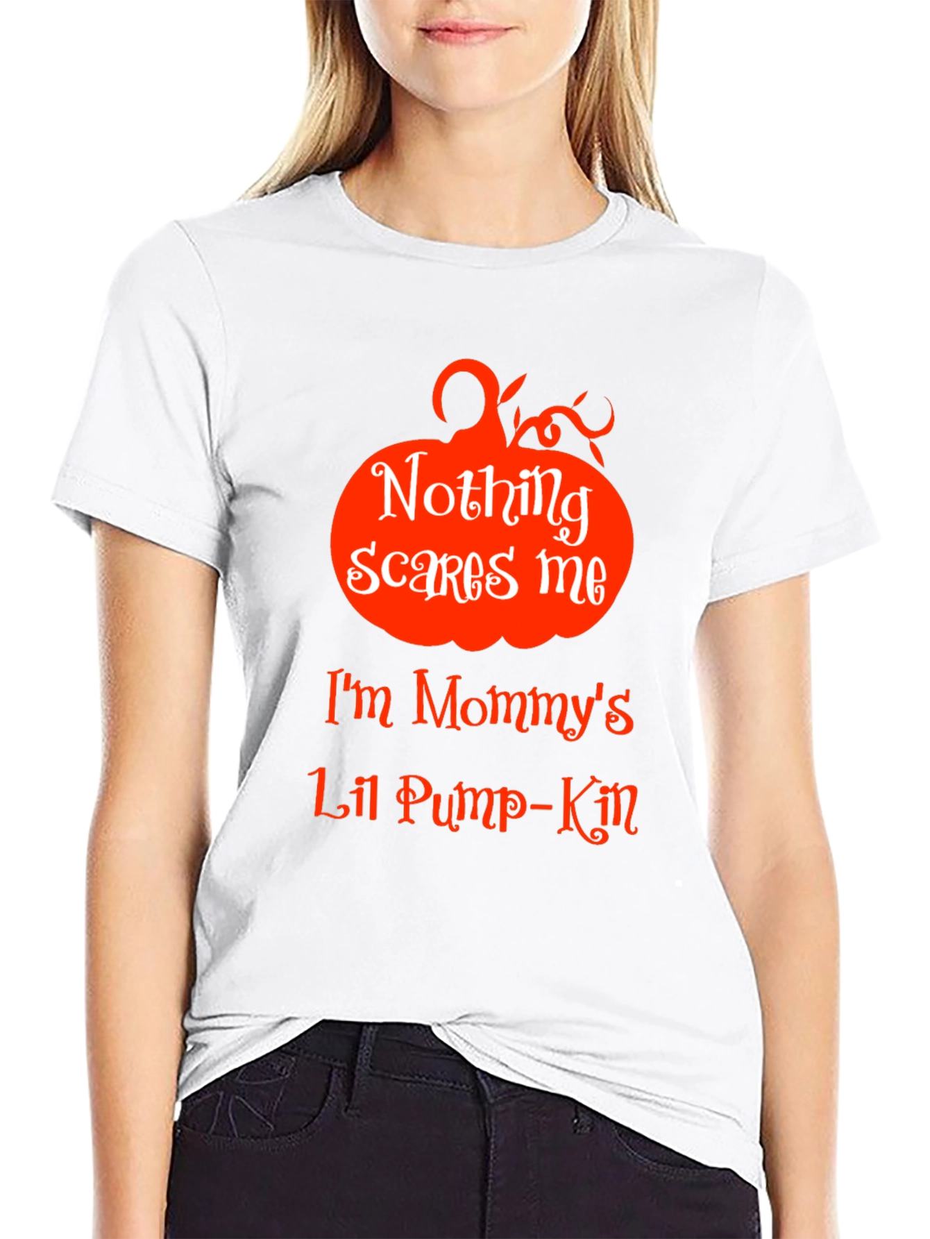 Nothing Scares Me Pumpkin Halloween T-Shirt