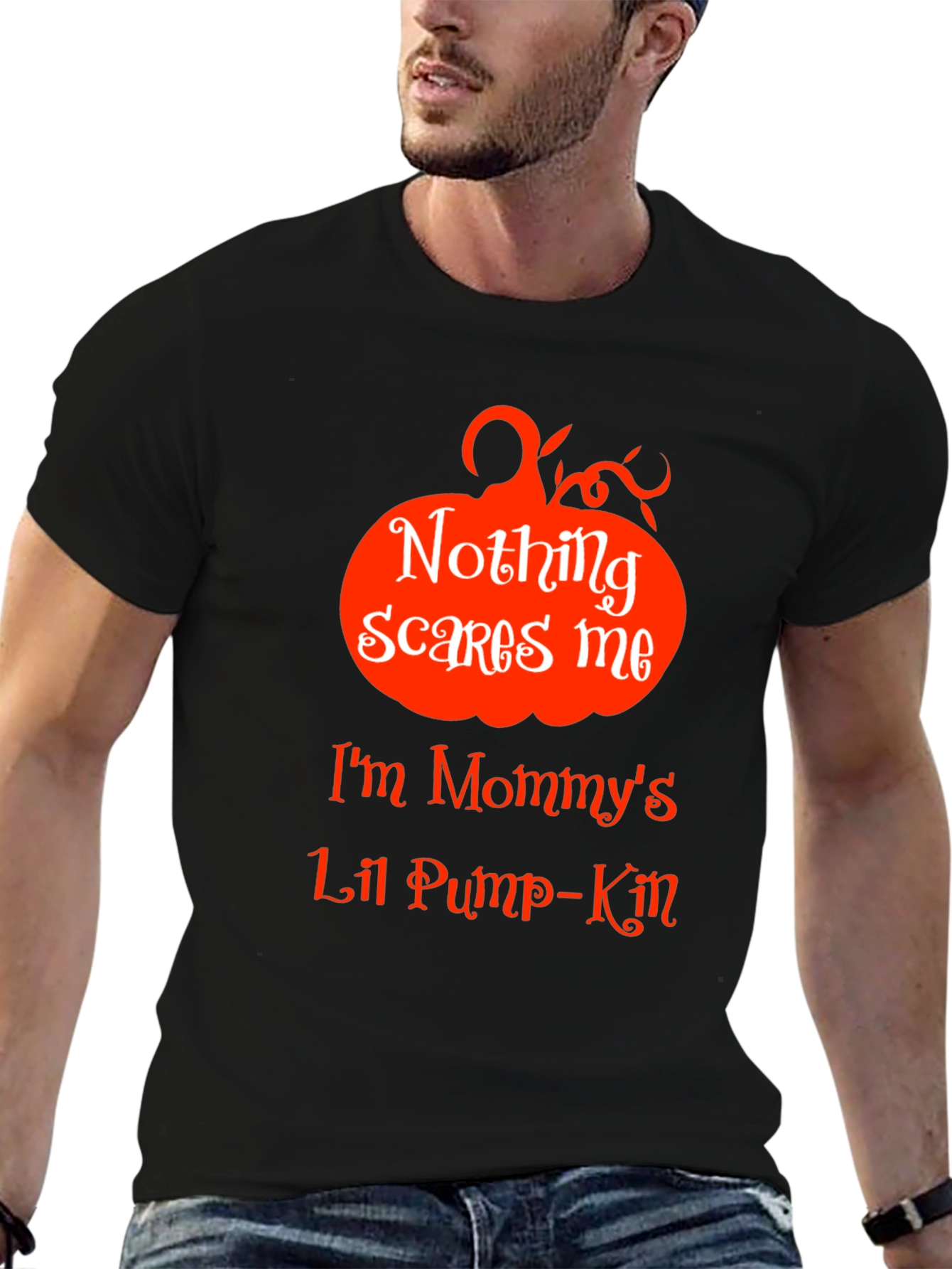 Nothing Scares Me Pumpkin Halloween T-Shirt
