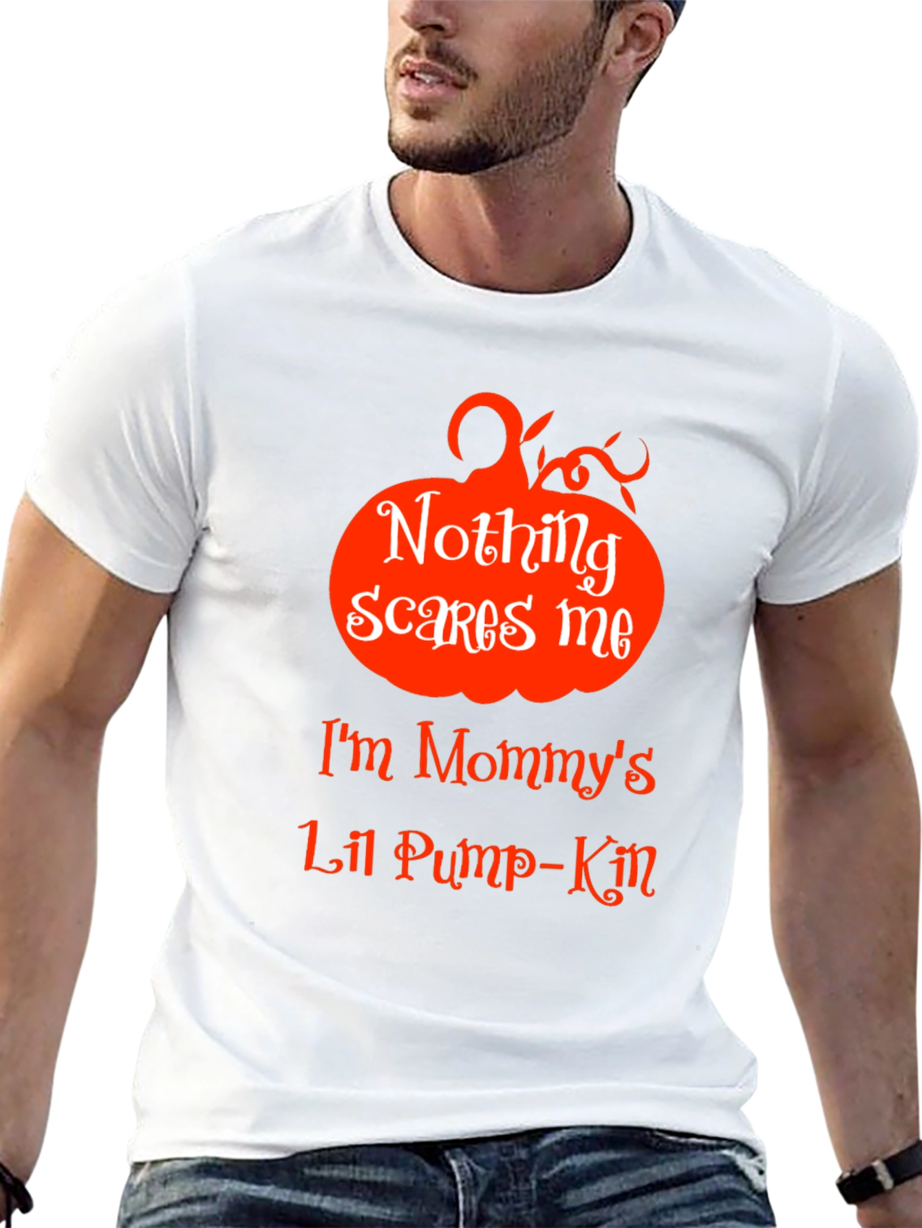 Nothing Scares Me Pumpkin Halloween T-Shirt
