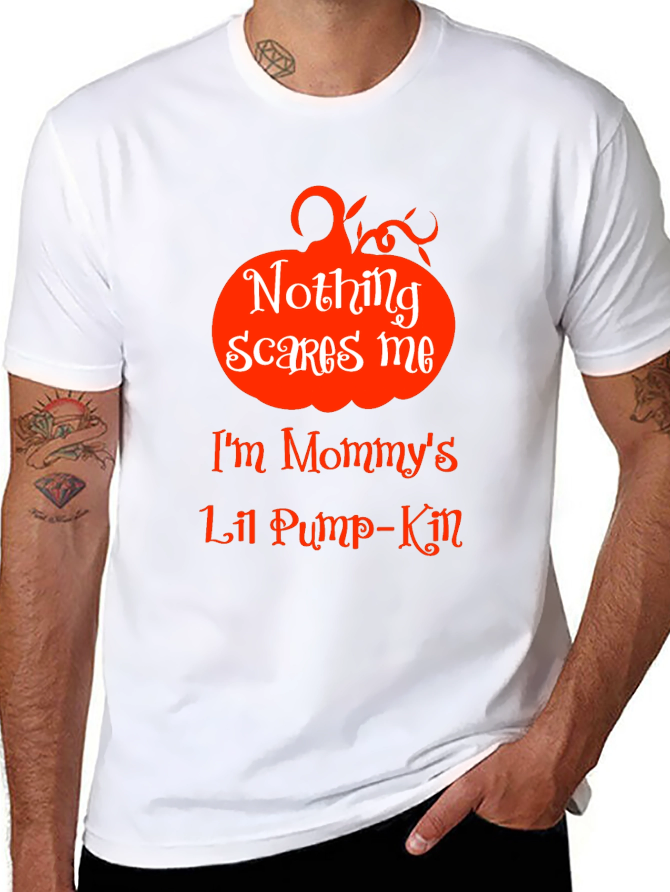 Nothing Scares Me Pumpkin Halloween T-Shirt