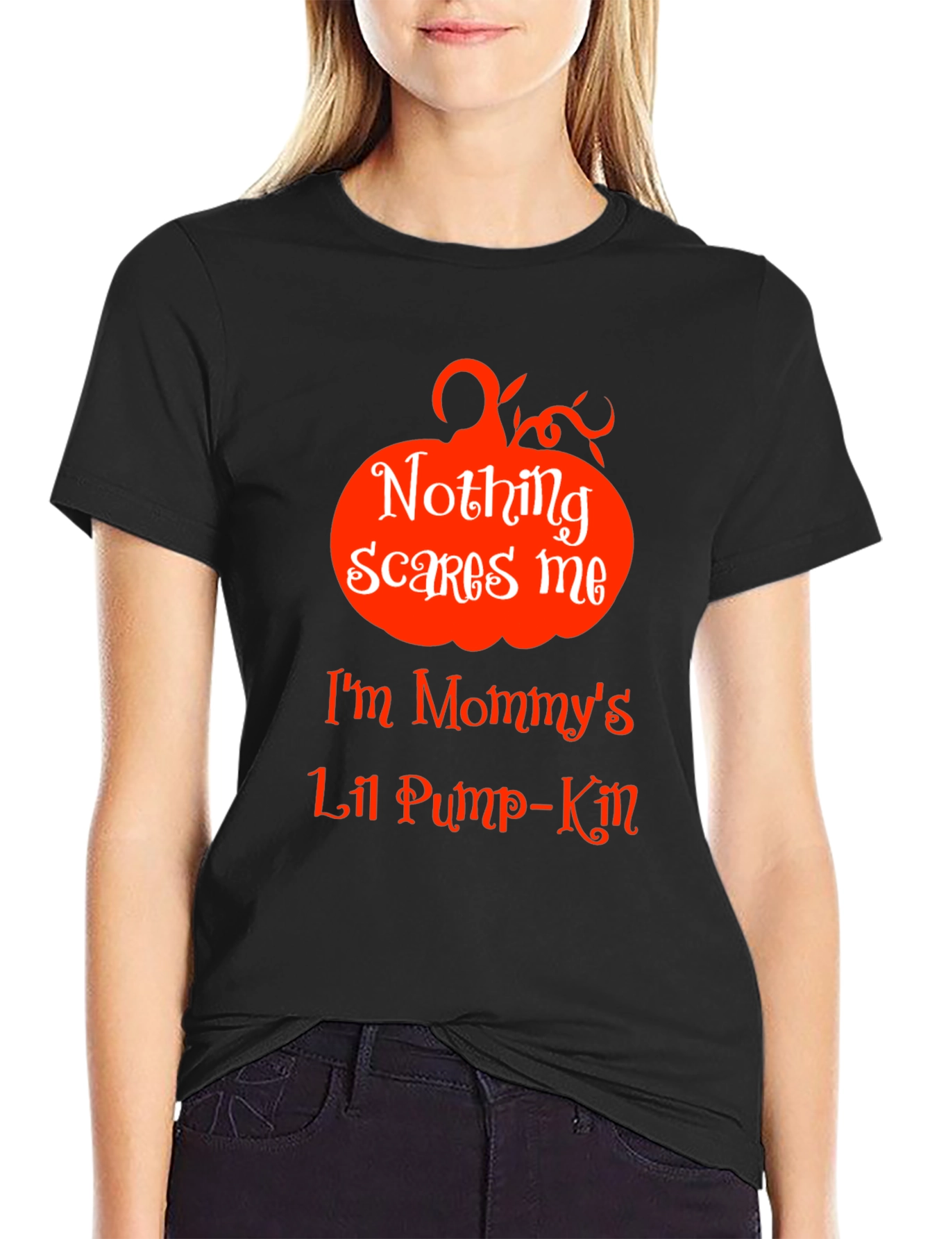 Nothing Scares Me Pumpkin Halloween T-Shirt