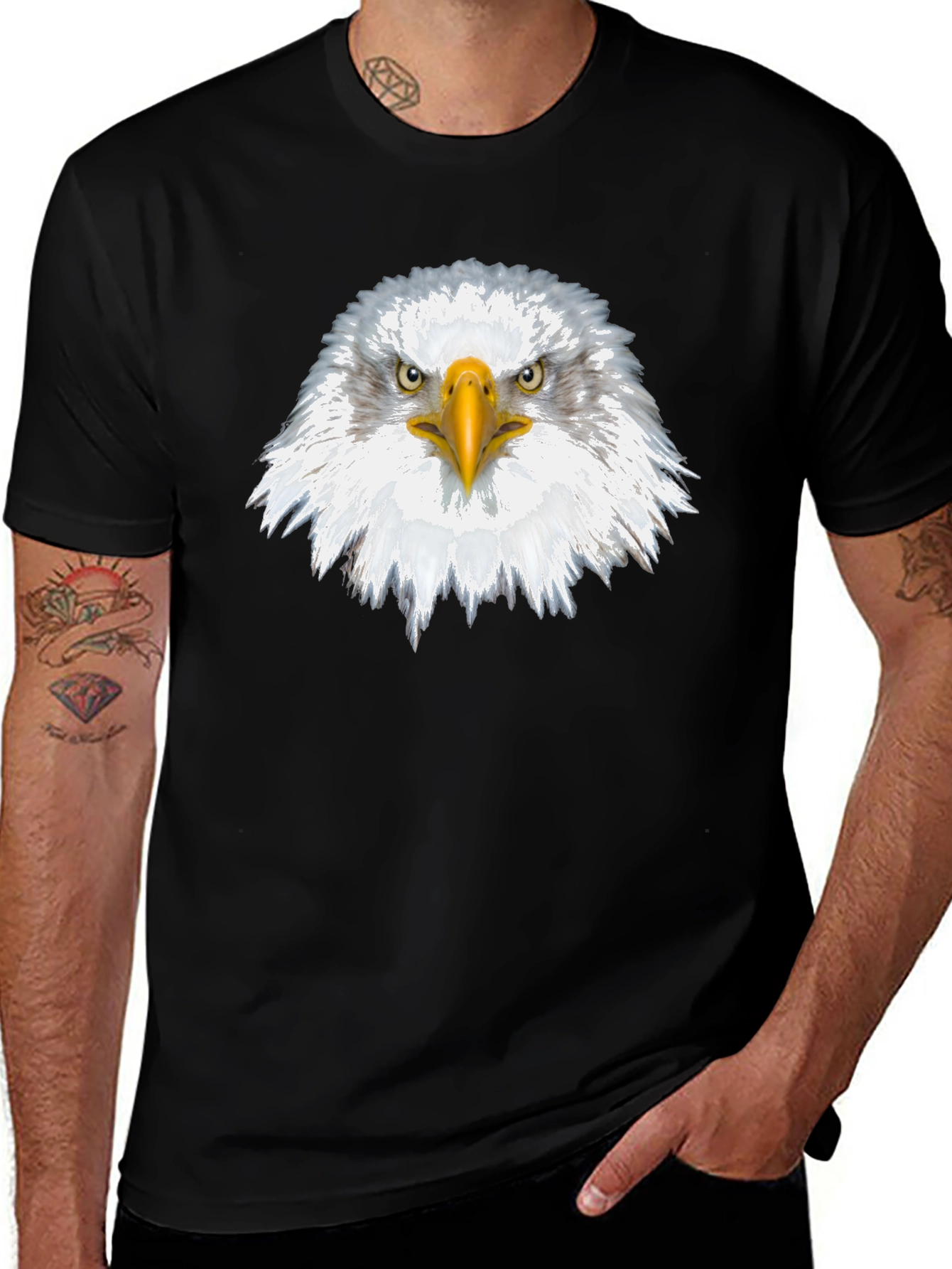 Eagle Graphic Black T-Shirt
