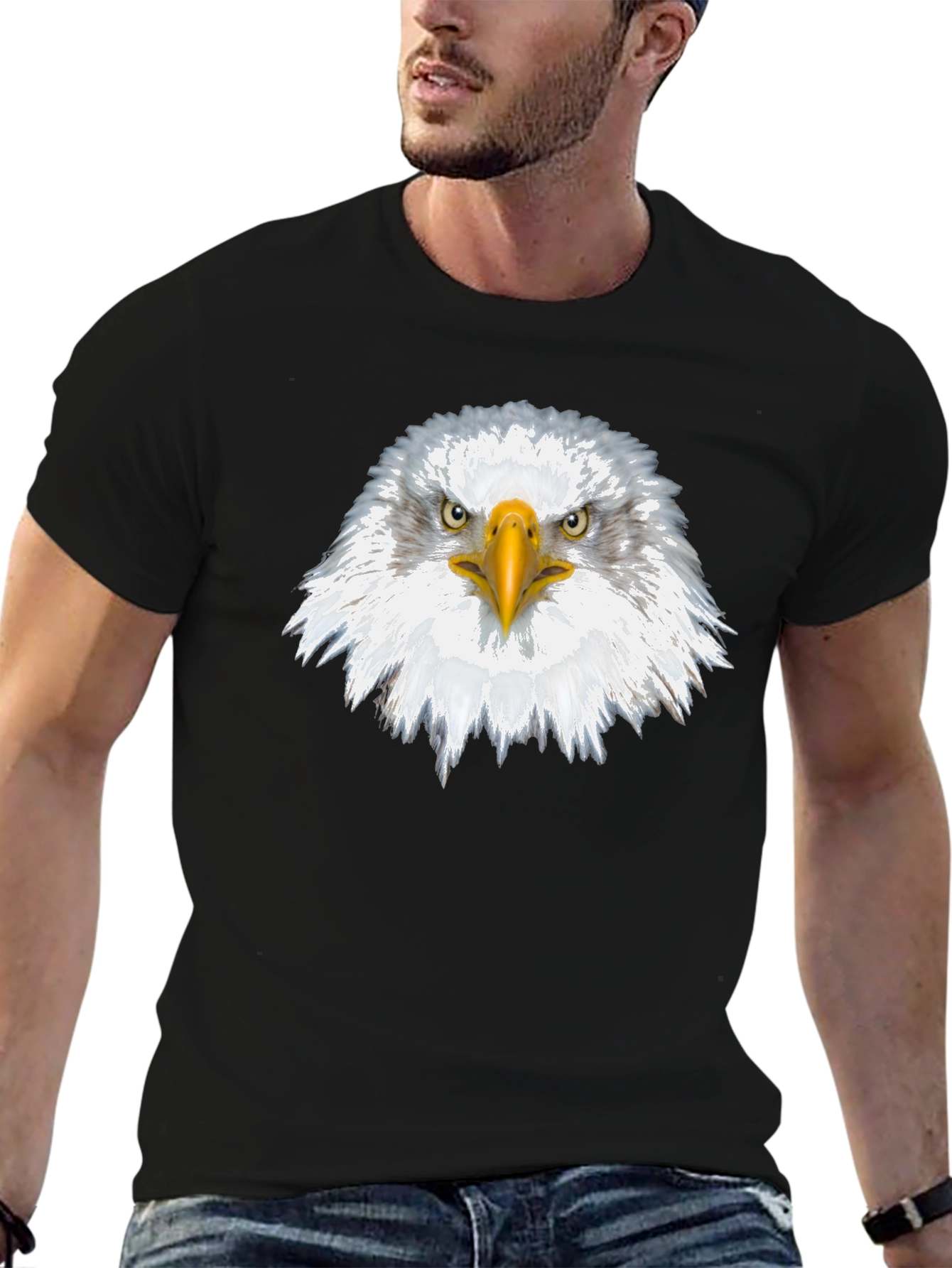Eagle Graphic Black T-Shirt