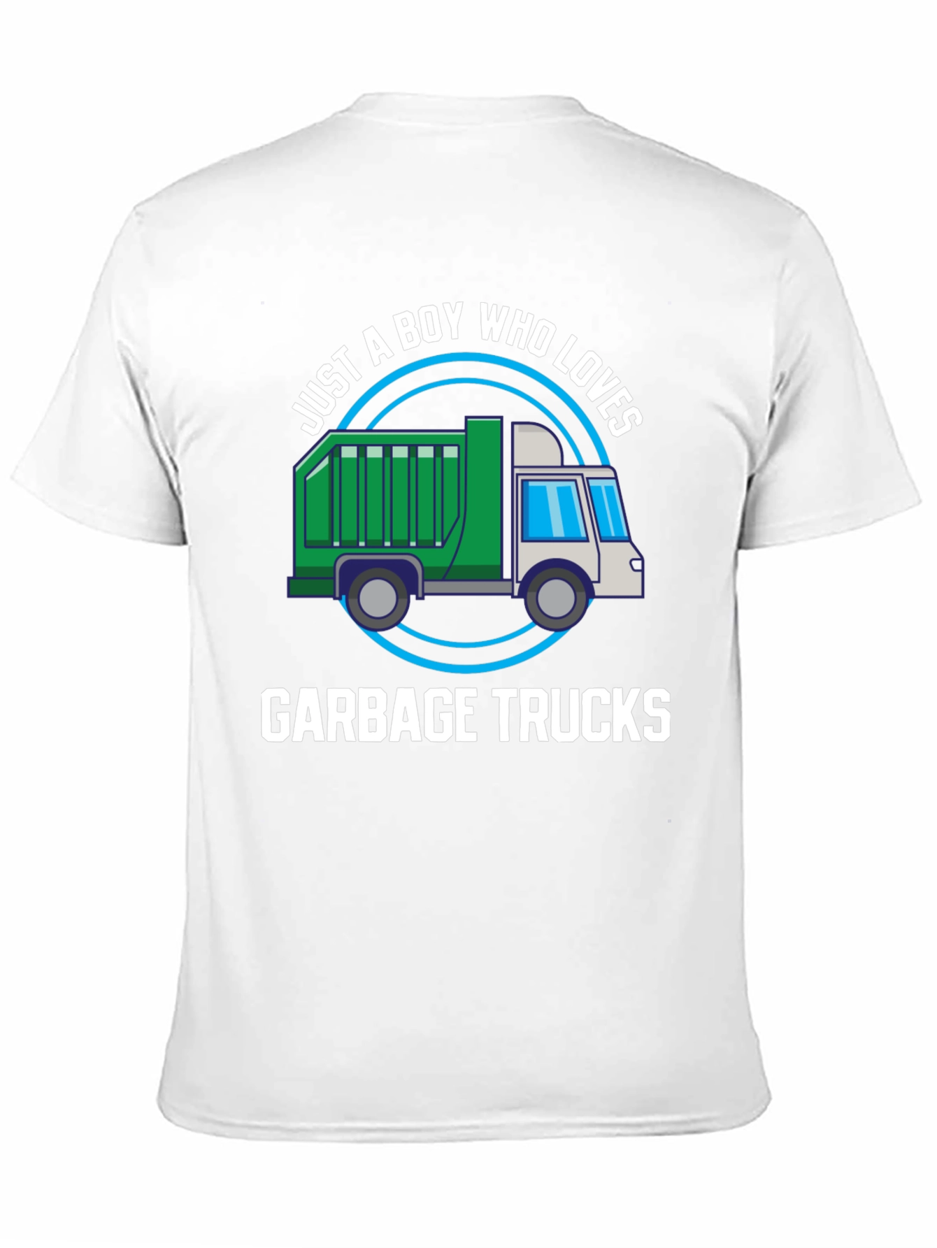Boy Who Loves Garbage Trucks T-Shirt