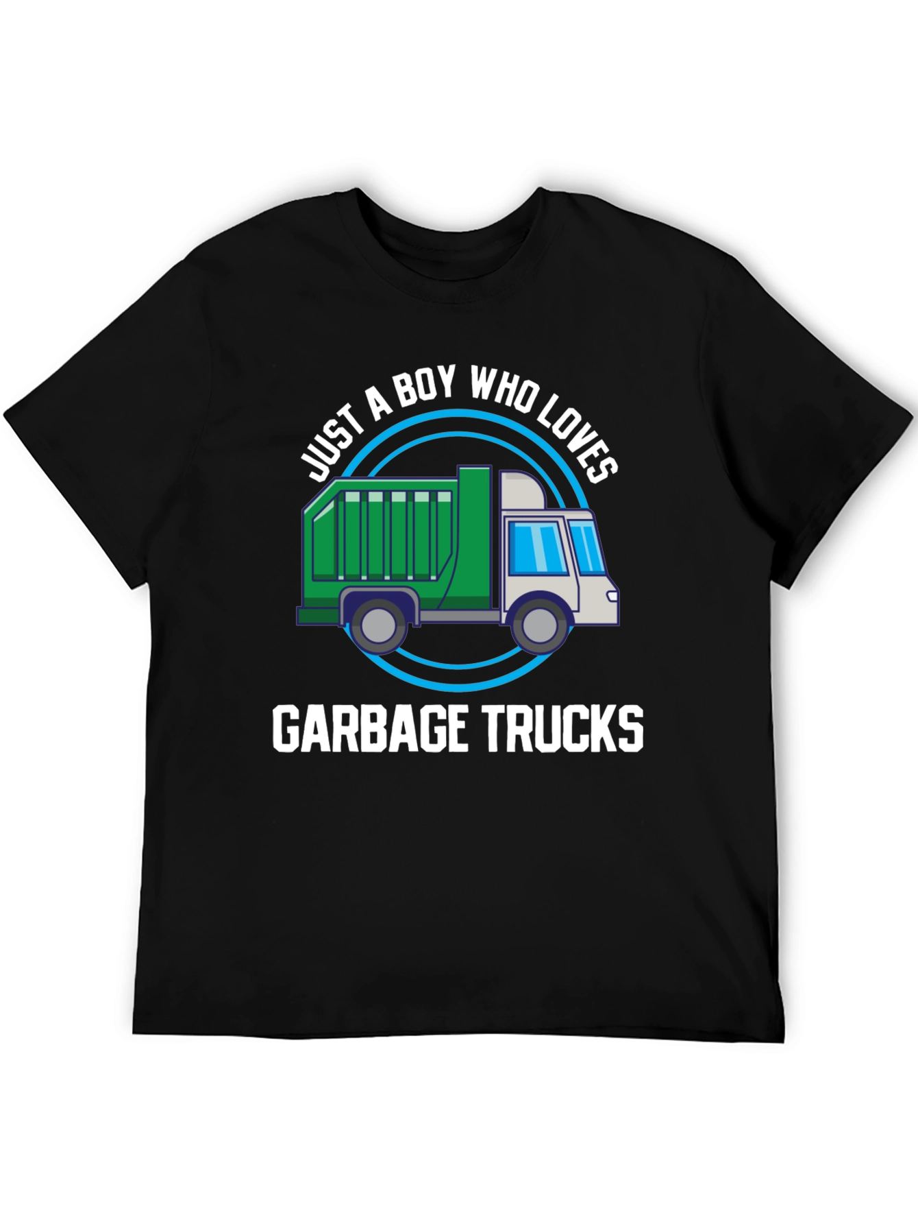 Boy Who Loves Garbage Trucks T-Shirt