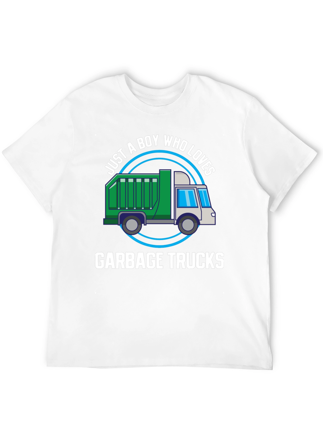 Boy Who Loves Garbage Trucks T-Shirt