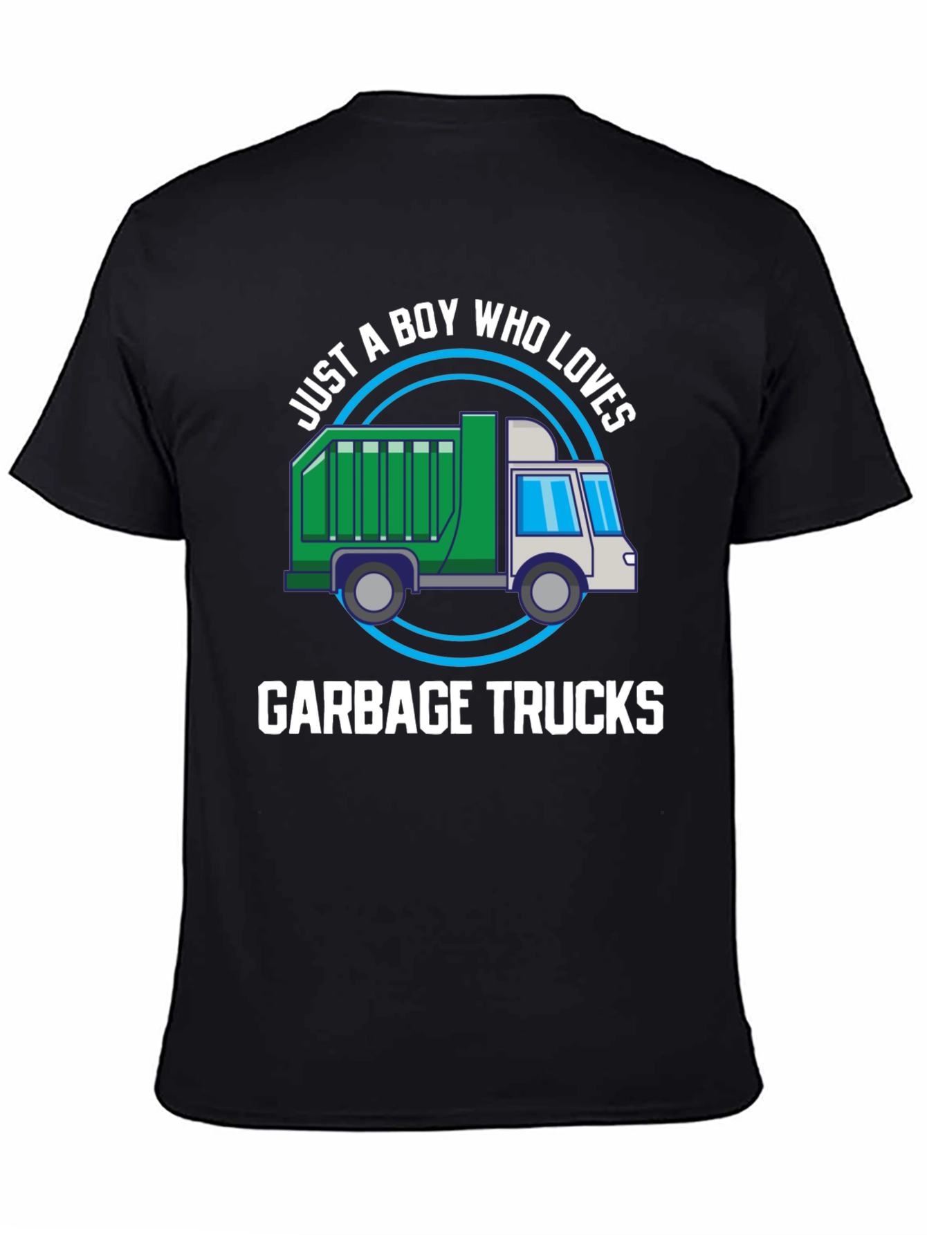 Boy Who Loves Garbage Trucks T-Shirt