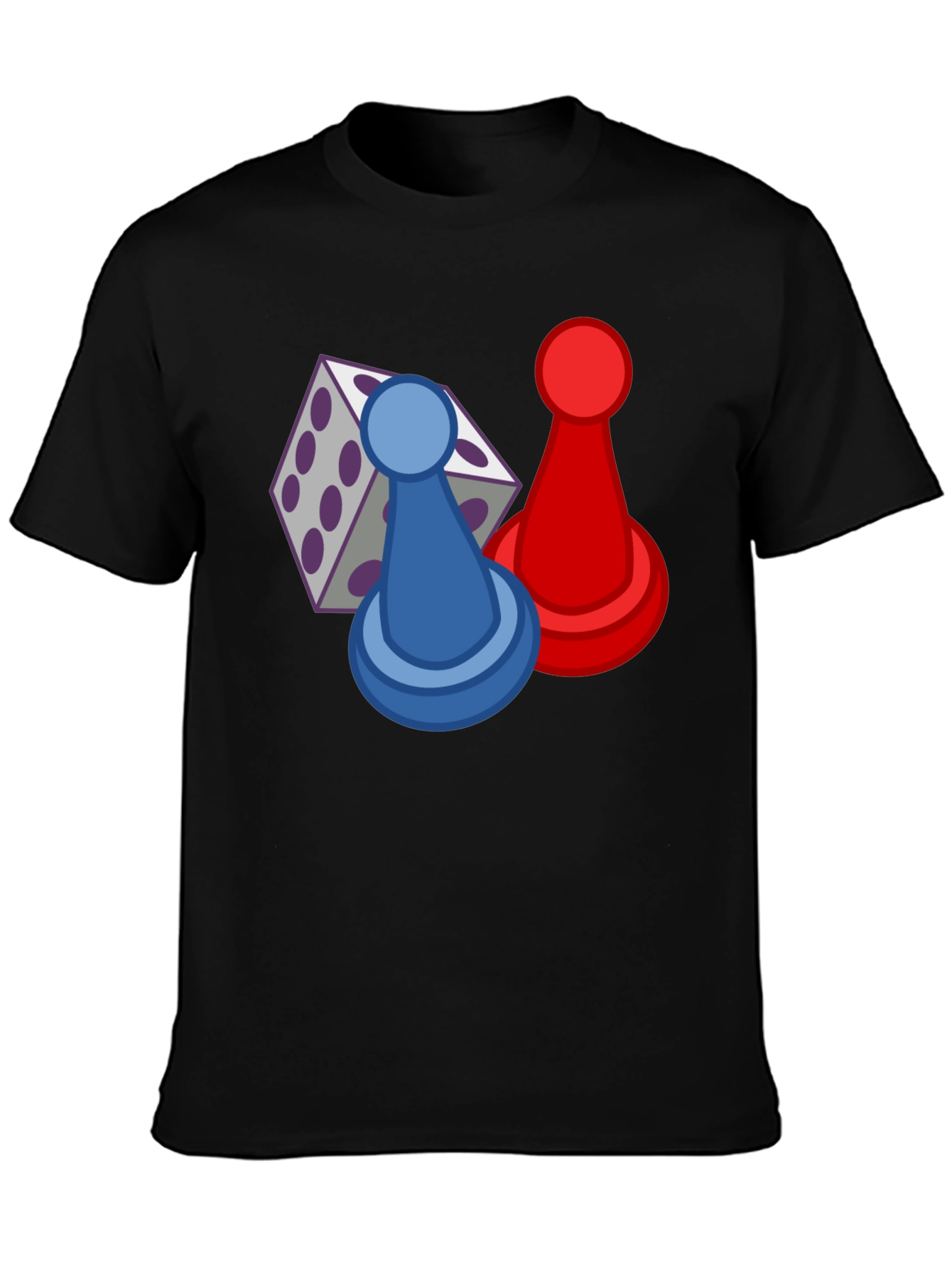 Board Game T-Shirt - Dice & Pawns