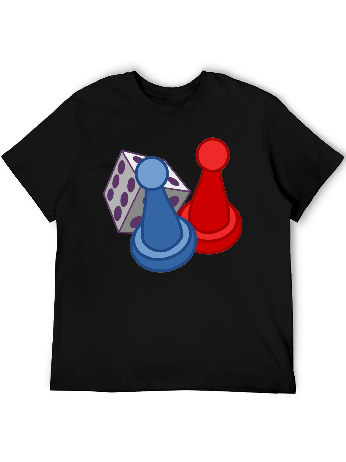 Board Game T-Shirt - Dice & Pawns