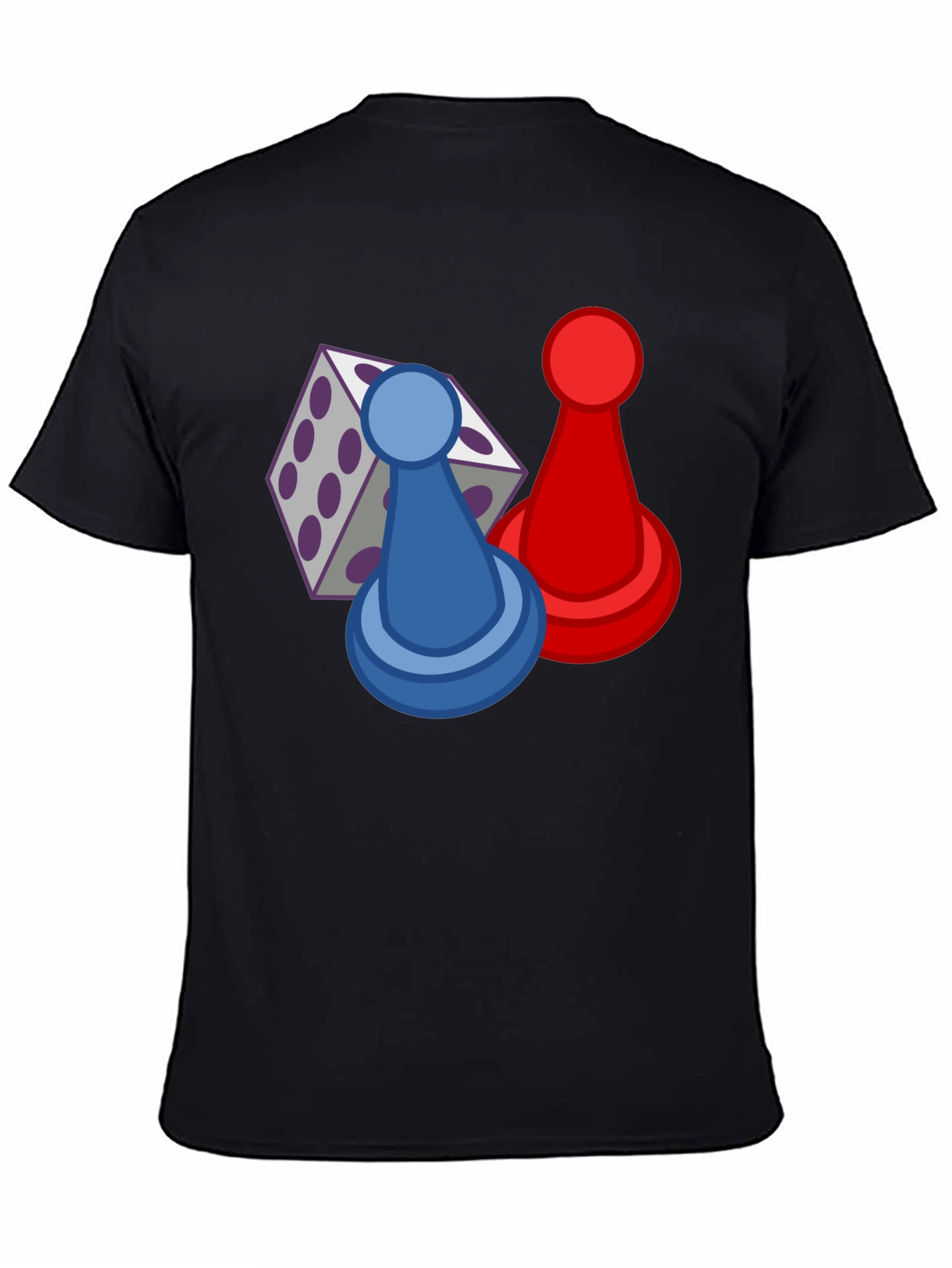 Board Game T-Shirt - Dice & Pawns