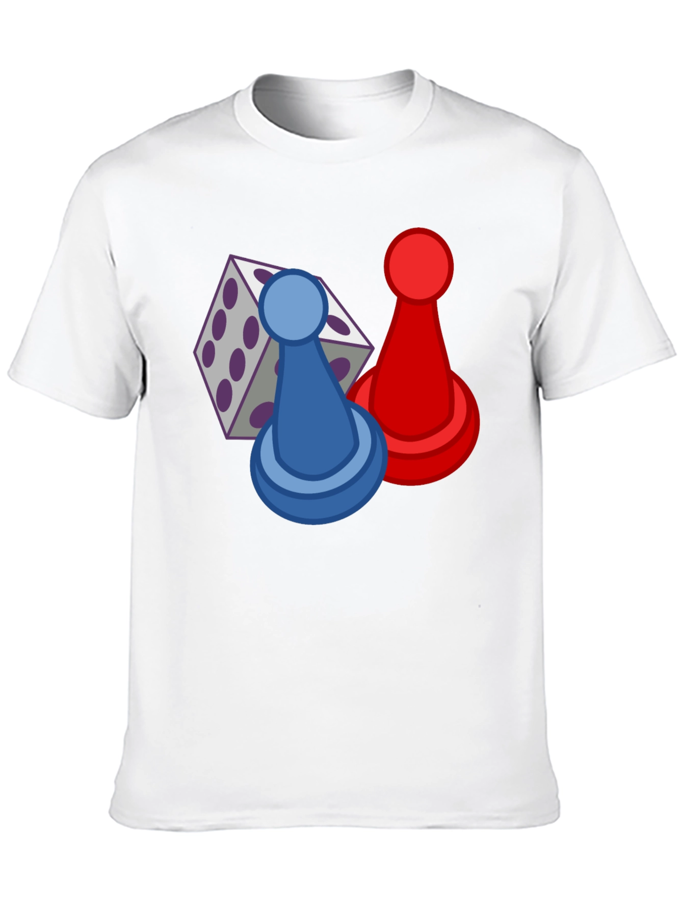 Board Game T-Shirt - Dice & Pawns