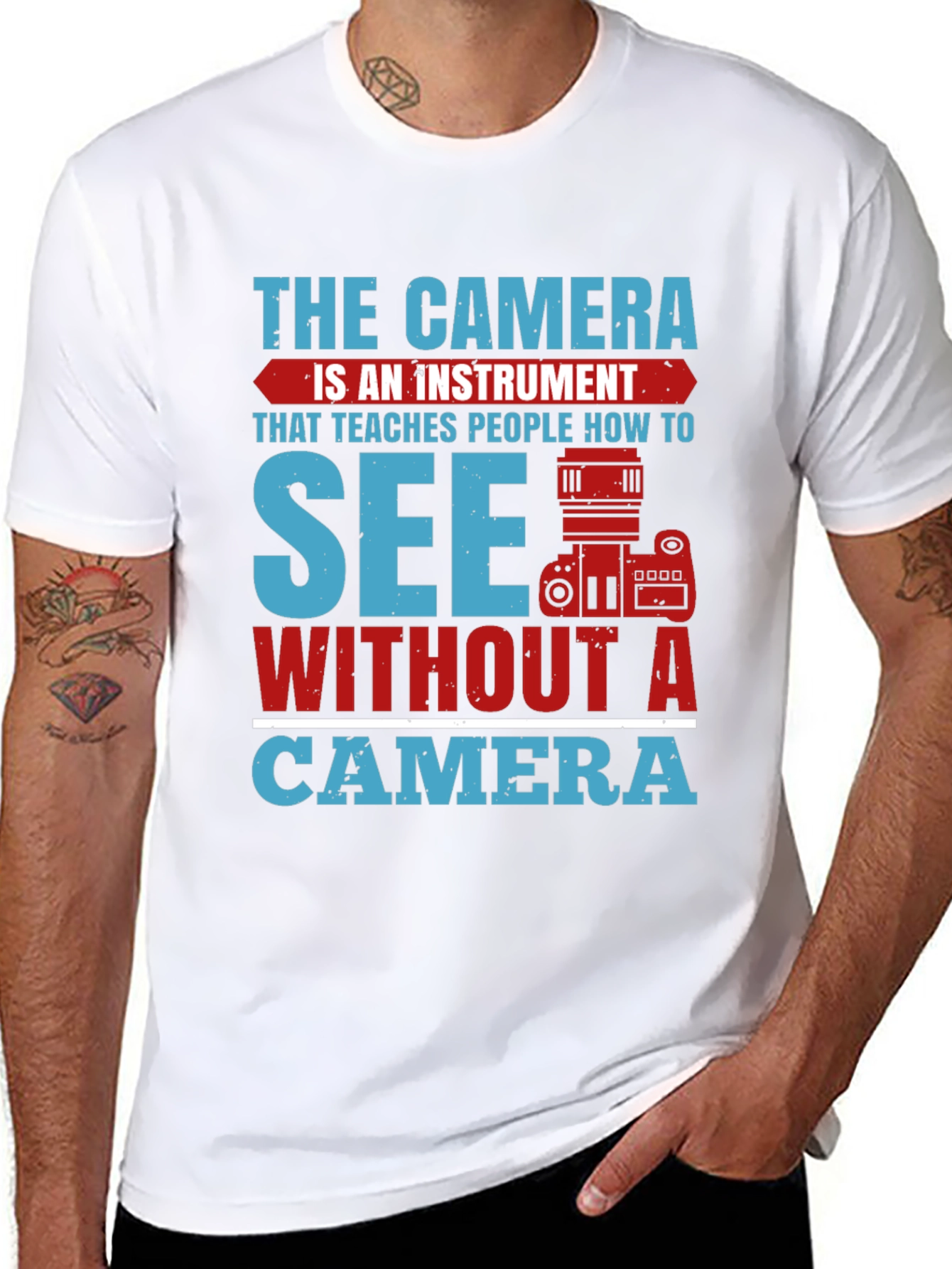 Camera Instrument T-Shirt for Photographers