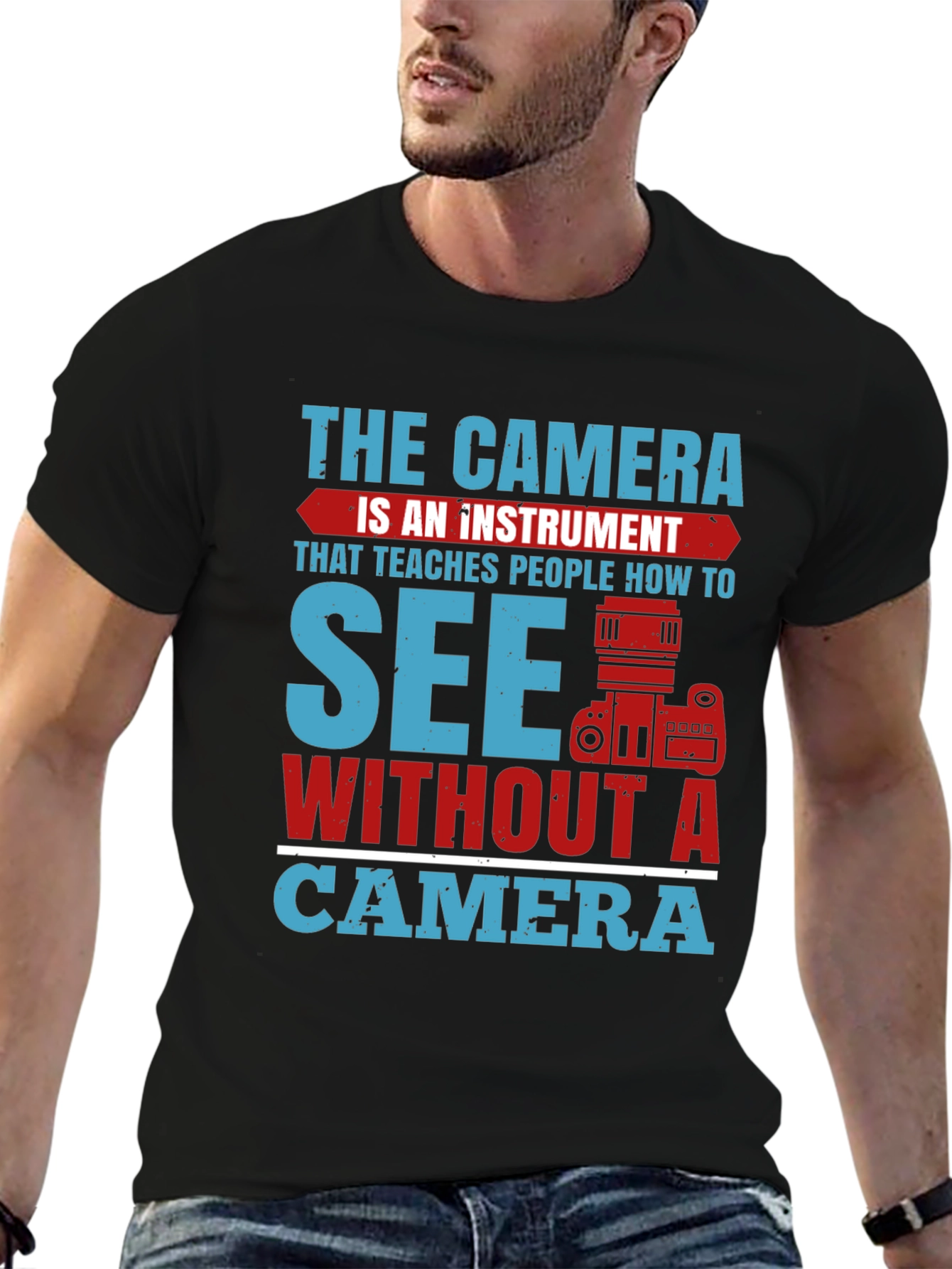 Camera Instrument T-Shirt for Photographers