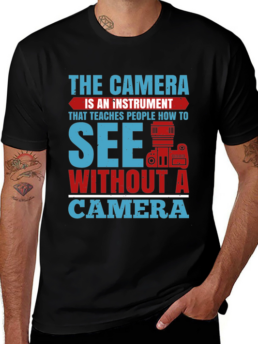 Camera Instrument T-Shirt for Photographers