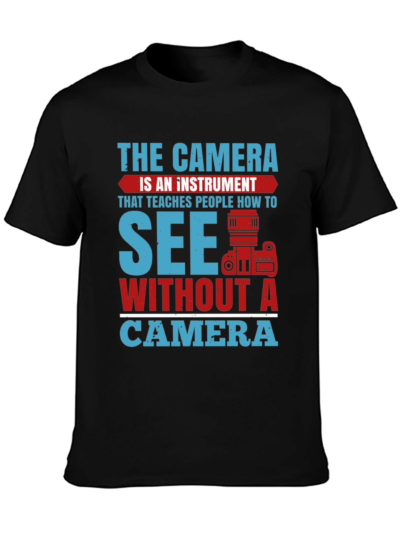 Camera Instrument T-Shirt for Photographers