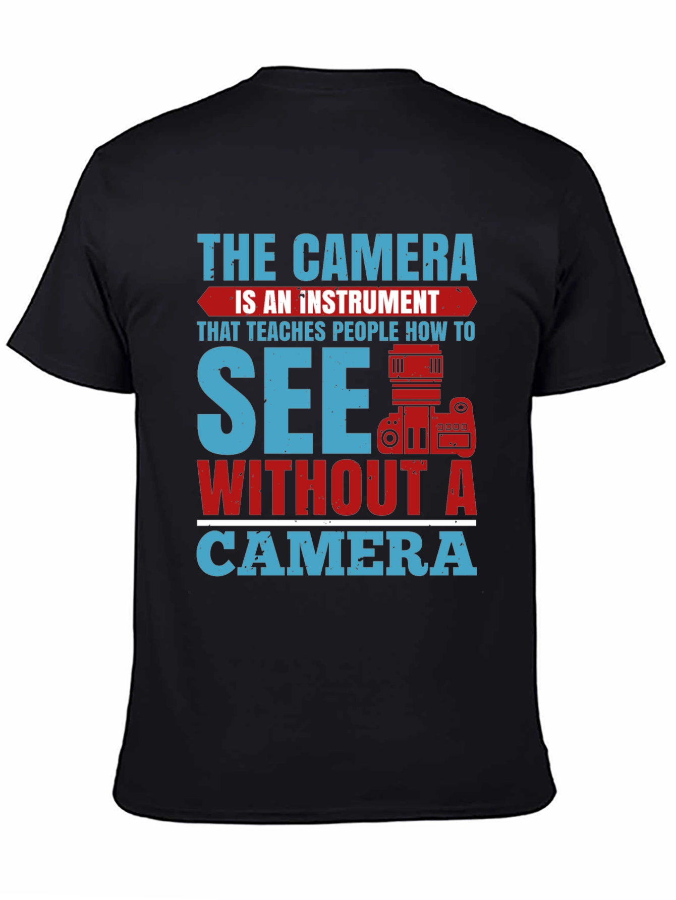 Camera Instrument T-Shirt for Photographers