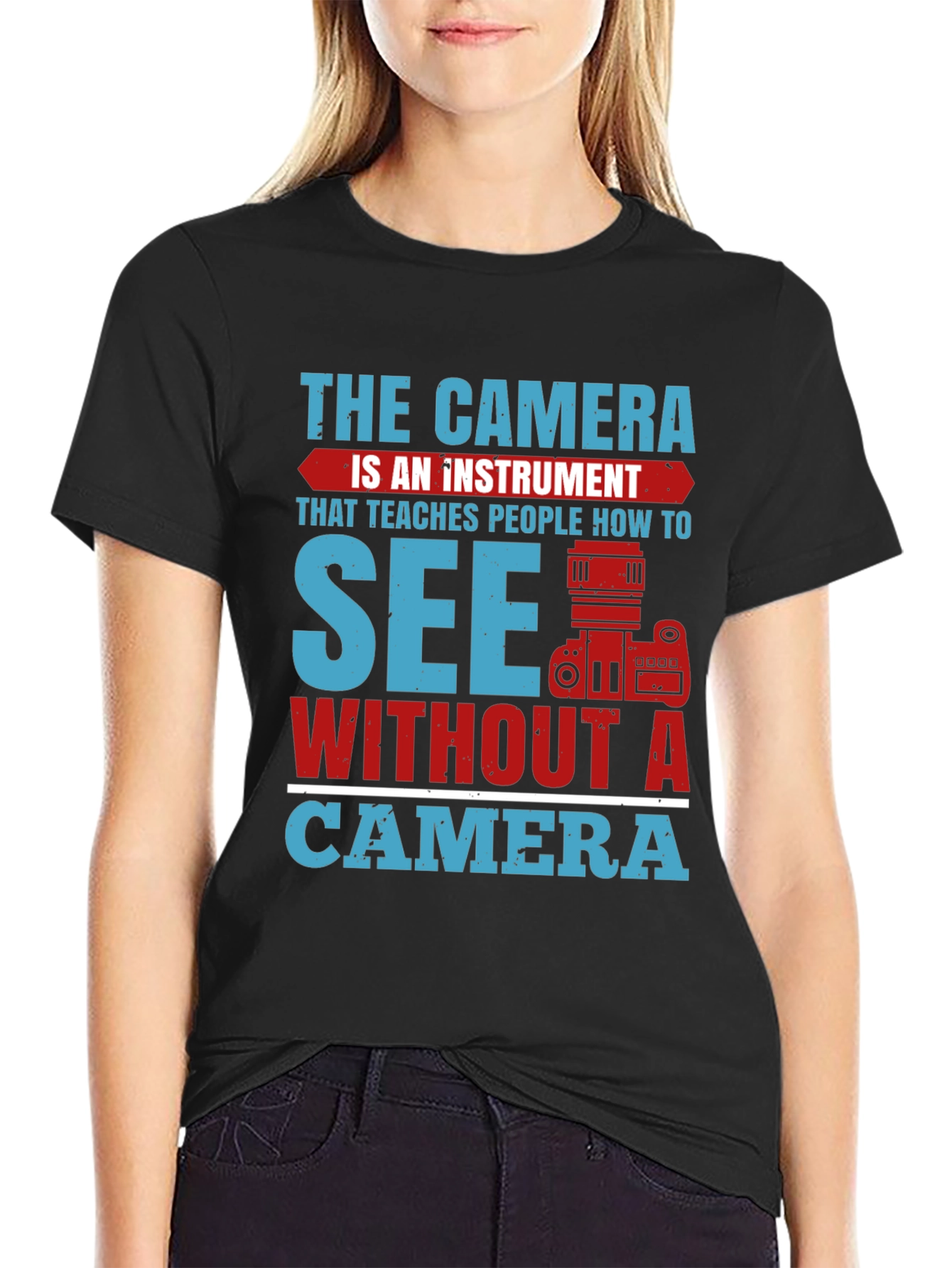 Camera Instrument T-Shirt for Photographers