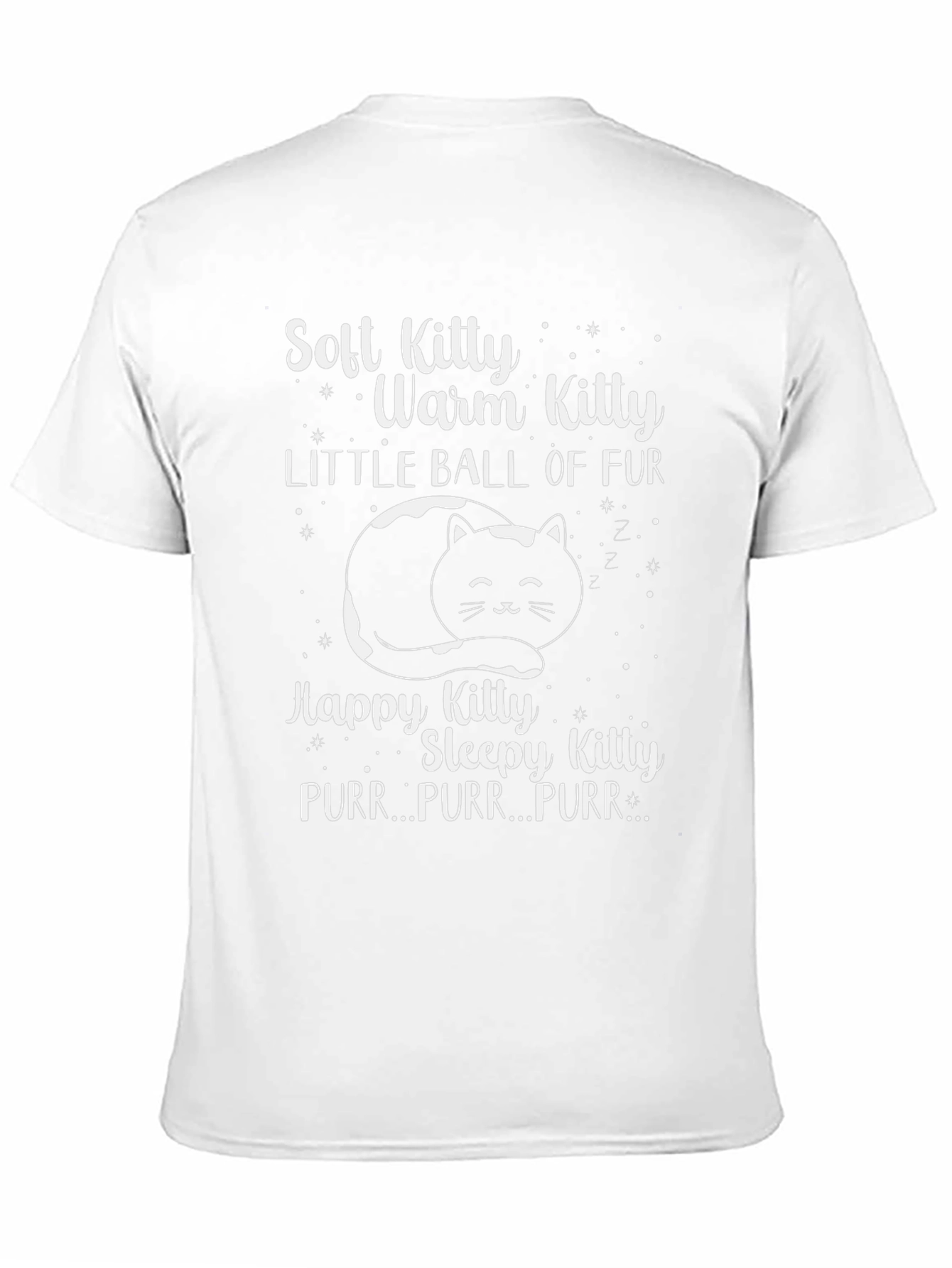 Soft Kitty T-Shirt: Warm & Fuzzy Cat Lover Tee