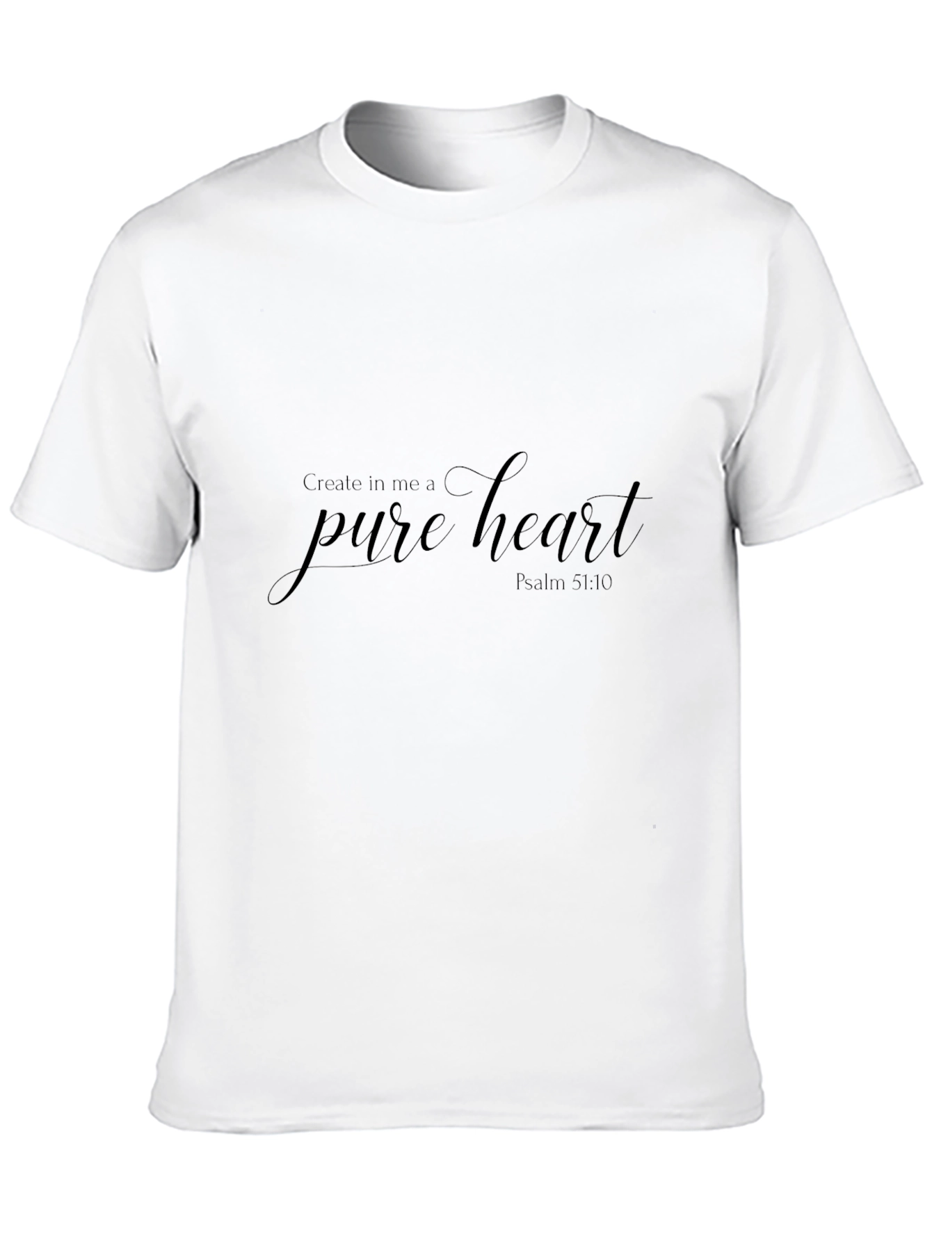Pure Heart Graphic T-Shirt - Psalm 51:10