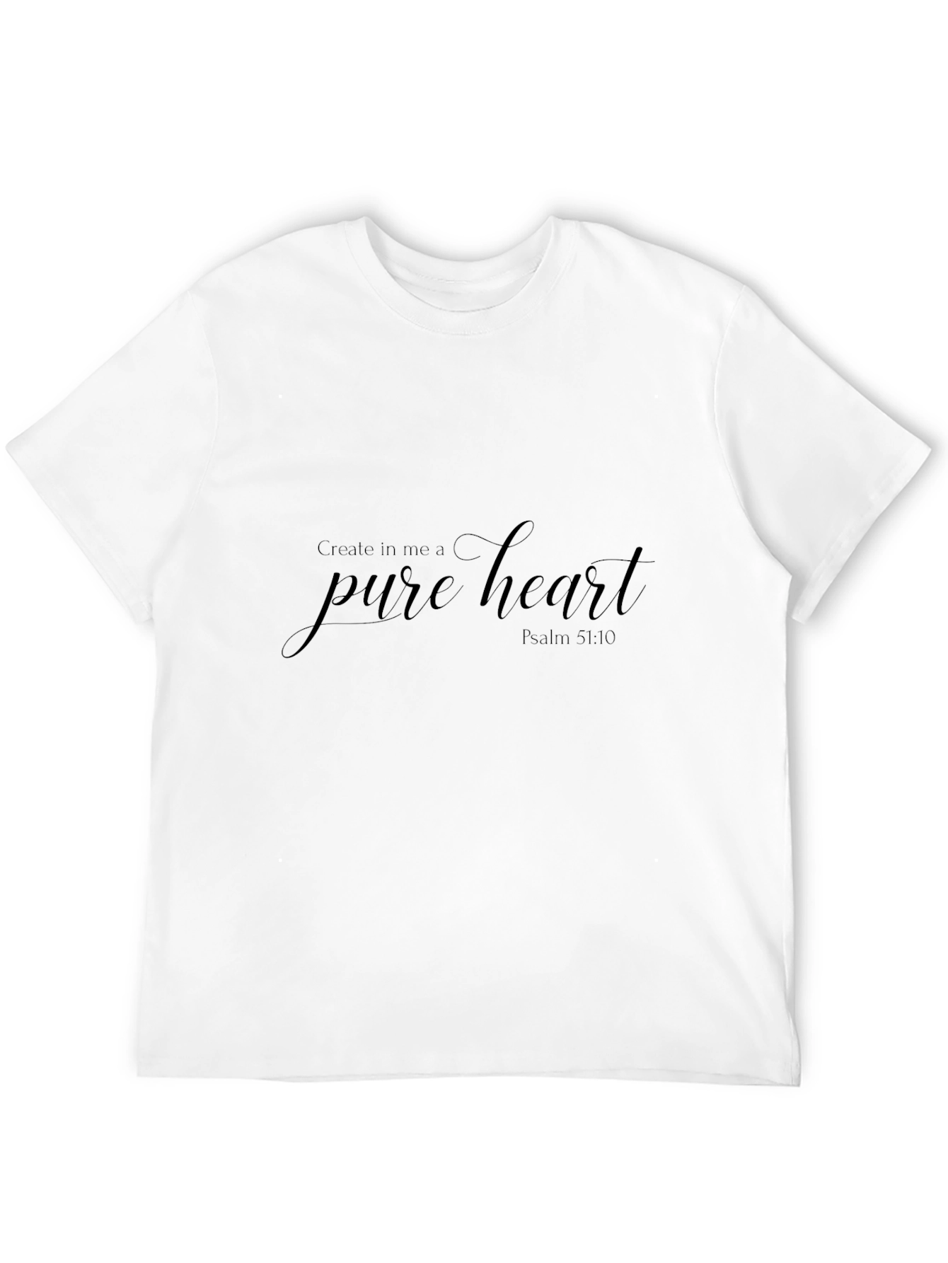 Pure Heart Graphic T-Shirt - Psalm 51:10