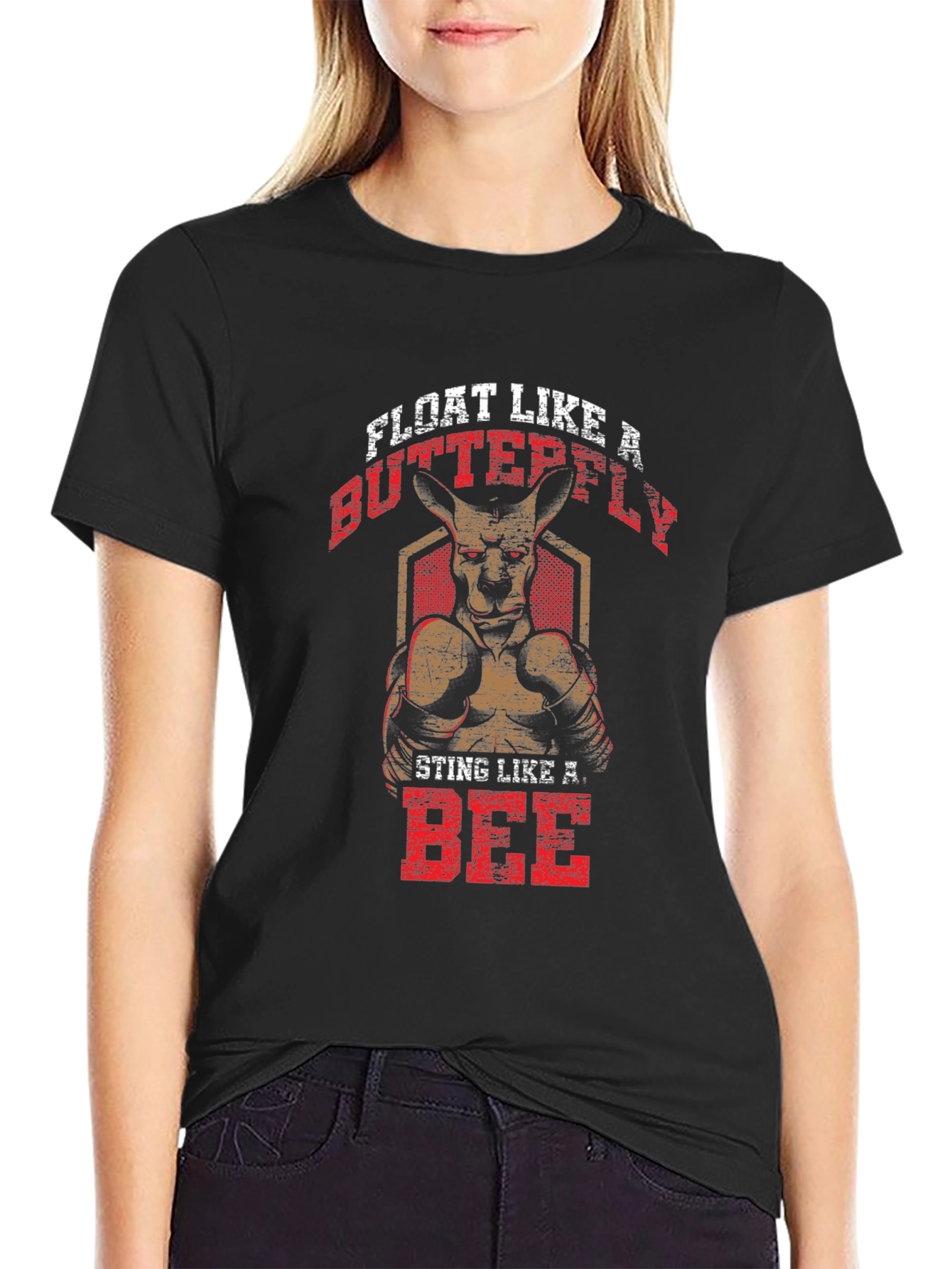 Kangaroo Boxer T-Shirt: Float Like a Butterfly