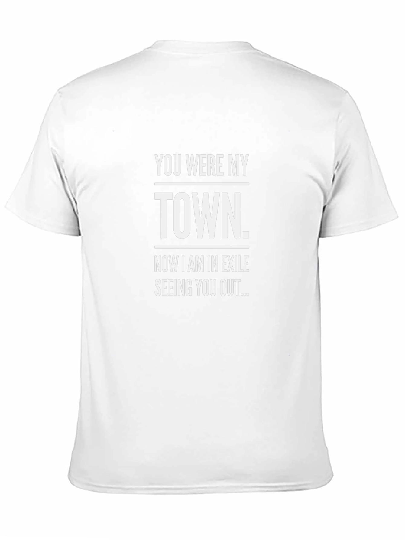 You Were My Town Graphic Tee - Black
