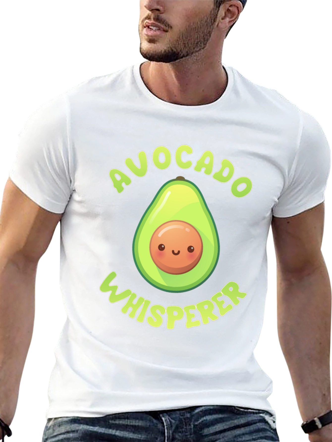 Avocado Whisperer Graphic T-Shirt - Cute Foodie Tee