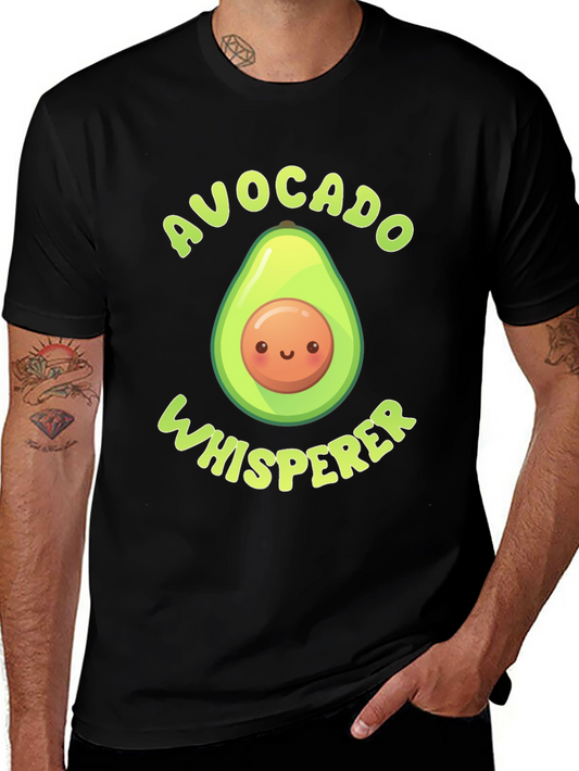 Avocado Whisperer Graphic T-Shirt - Cute Foodie Tee