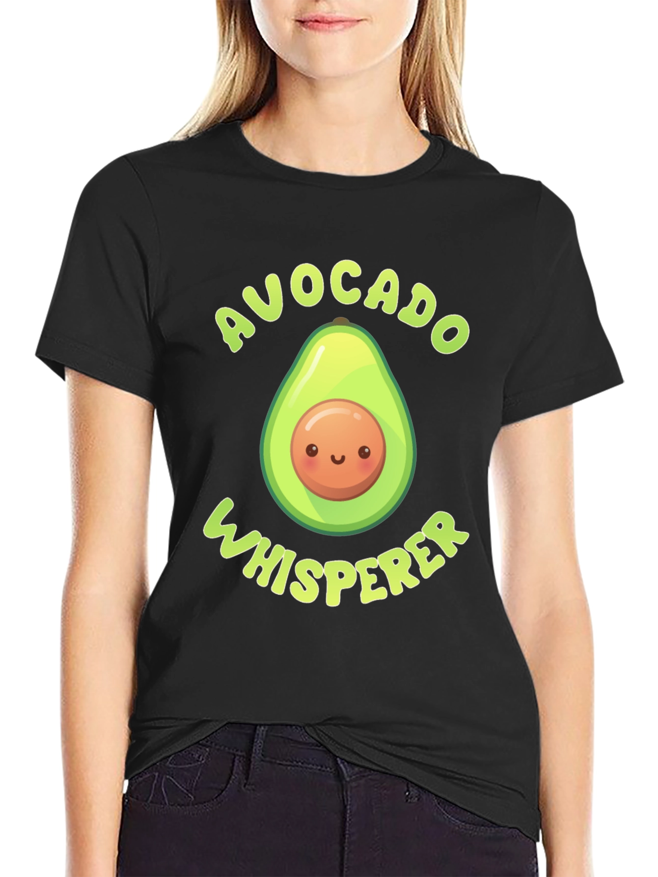 Avocado Whisperer Graphic T-Shirt - Cute Foodie Tee